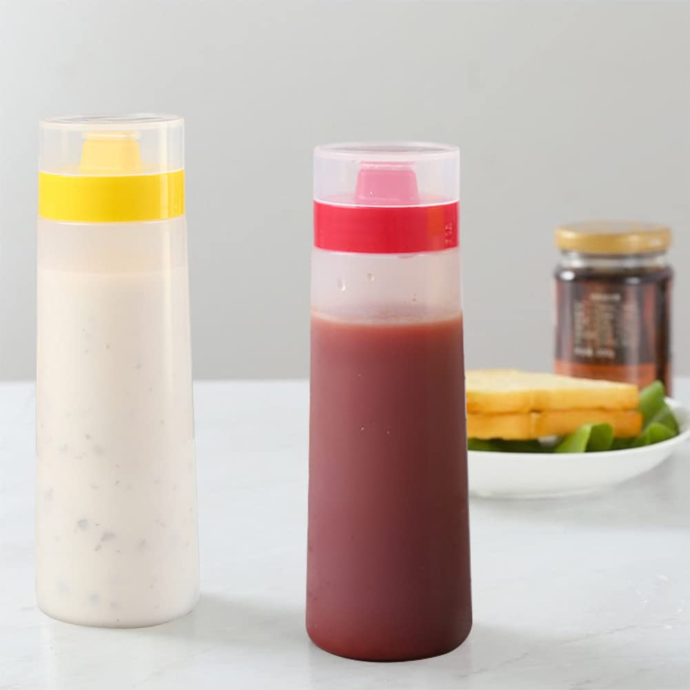 Katutude 300ml Leak-Proof Squeeze Bottle for Ketchup, Mustard & Honey - Kitchen & BBQ Essential
