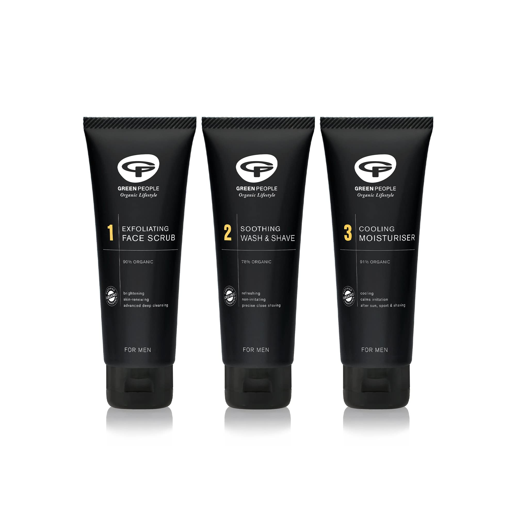 **Natural & Organic Men's Skincare Gift Set - Refreshing & Cooling Shaving & Grooming Kit for Men | SLS, Paraben & Ethanol Free | Cruelty-Free & Vegan | Perfect for Travel & Daily Grooming Routine**