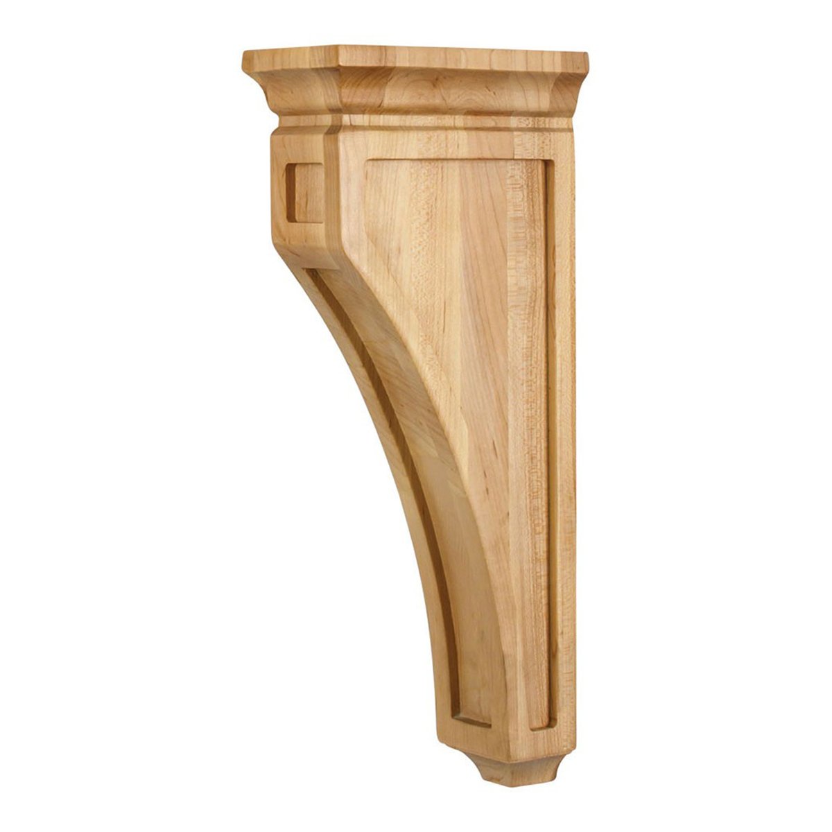 Hard Maple Mission Style Bar Bracket - 3