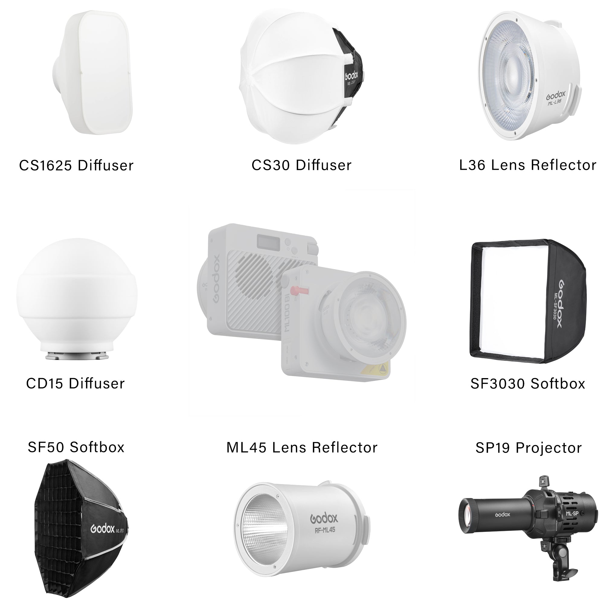 Godox ML100BI/ML100R LED Video Light Kit with Softbox, Stand & Accessories - Perfect for YouTube, TikTok & Photography Lighting