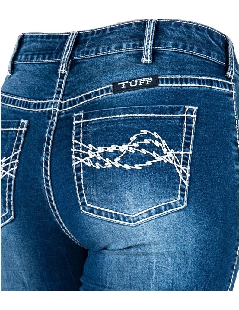 Cowgirl Tuff Western Jeans for Women - Stylish & Durable Denim Pants for Riding, Rodeo & Everyday Wear