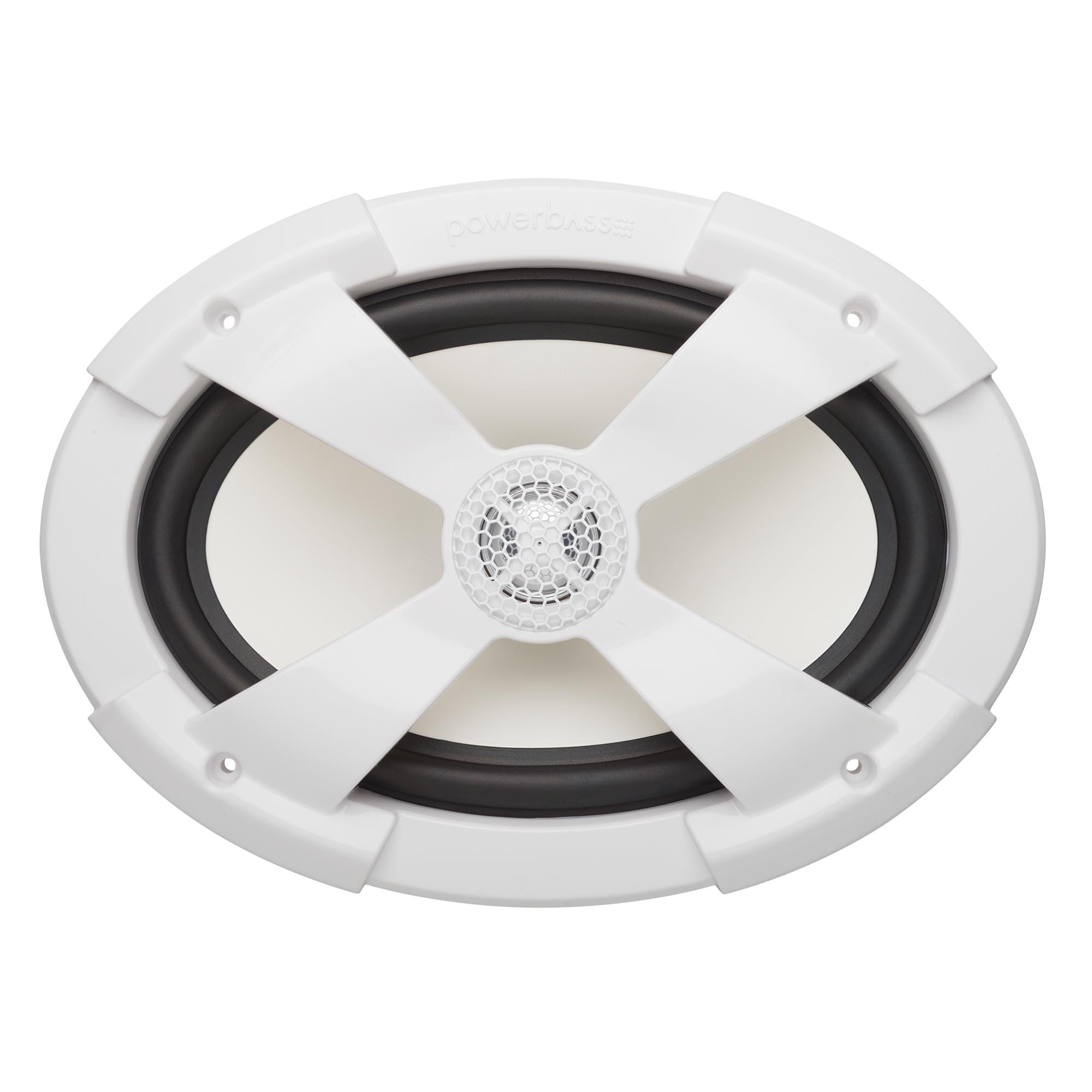 PowerBass XL-69M 6x9 Inch Marine Coaxial Speakers with RGB LED Lighting - Waterproof Boat Audio System for Outdoor & Marine Use - Perfect for Boats, Yachts, and Water Sports Enthusiasts