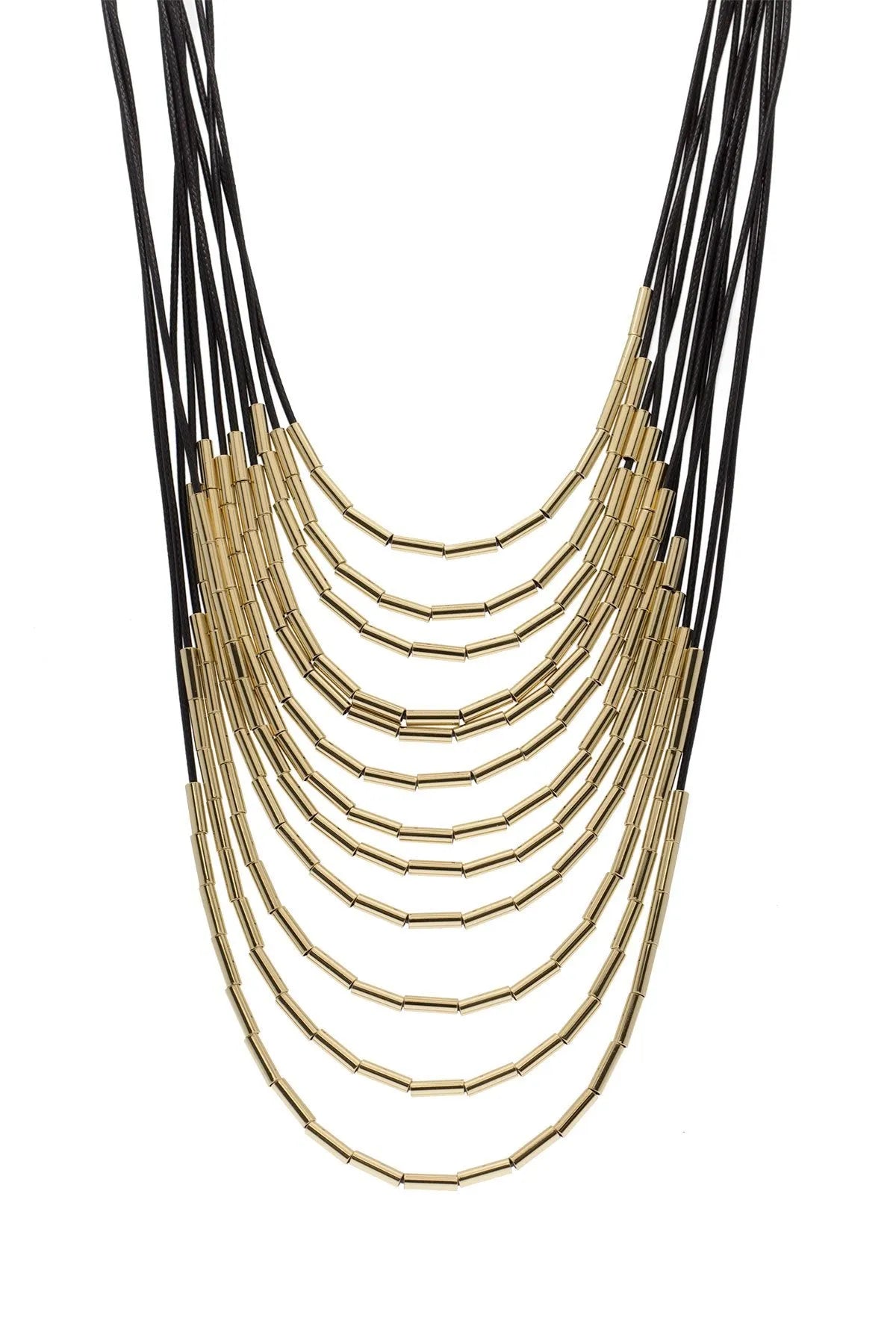 Elegant Multi Strand Layered Long Necklace for Women - Perfect for Parties, Weddings & Everyday Wear