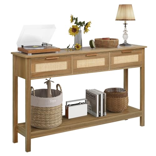 Brown With 3 Drawers