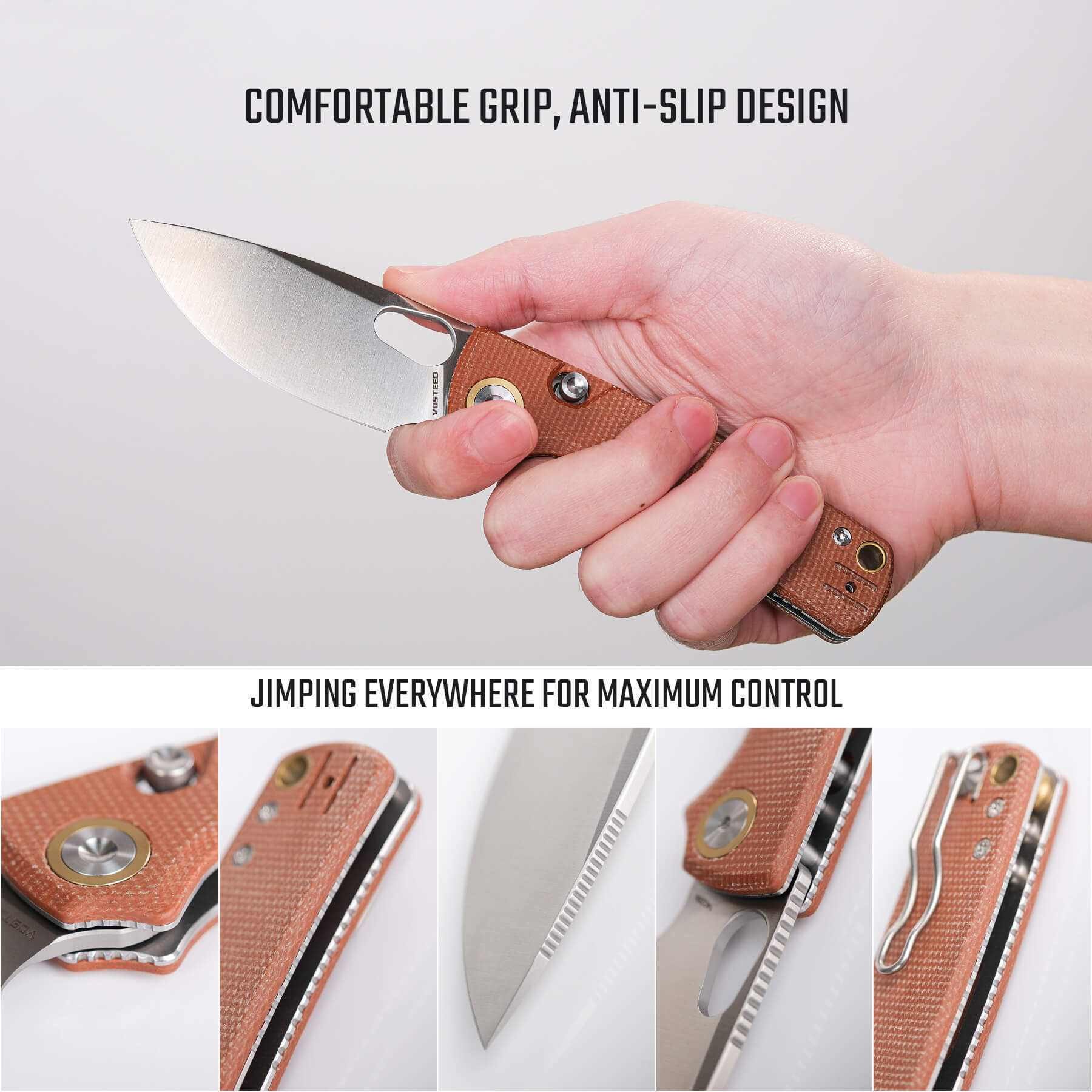 Porcupine Top Liner Lock Folding Knife - 2.99