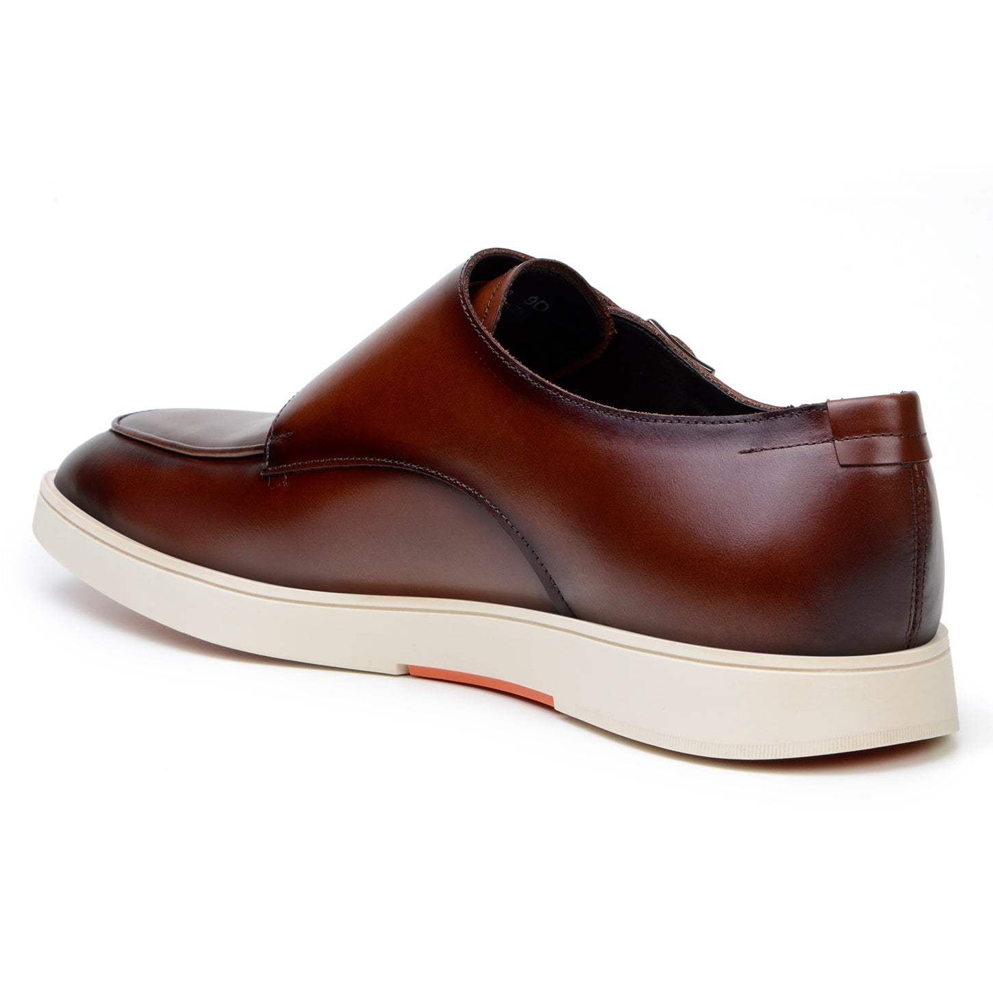 Belvedere Marcio Hybrid Double Buckle Dress Shoes for Men - Cognac Brown Leather Oxford Business Casual Shoes - Perfect for Office, Weddings & Formal Events