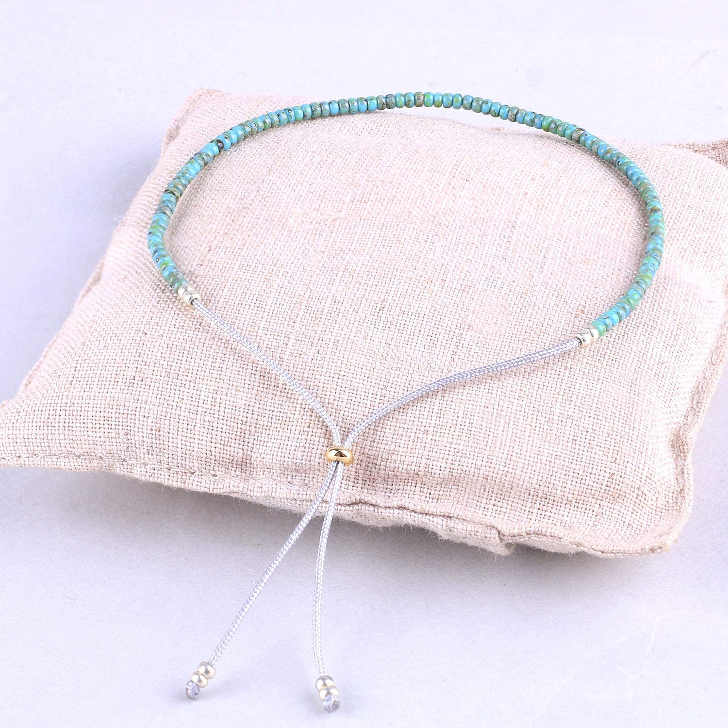 KELITCH Colorful Beaded Friendship Bracelets for Women - Trendy Thin Strand Fashion Jewelry for Everyday Wear, Gifts & Boho Style Accessories