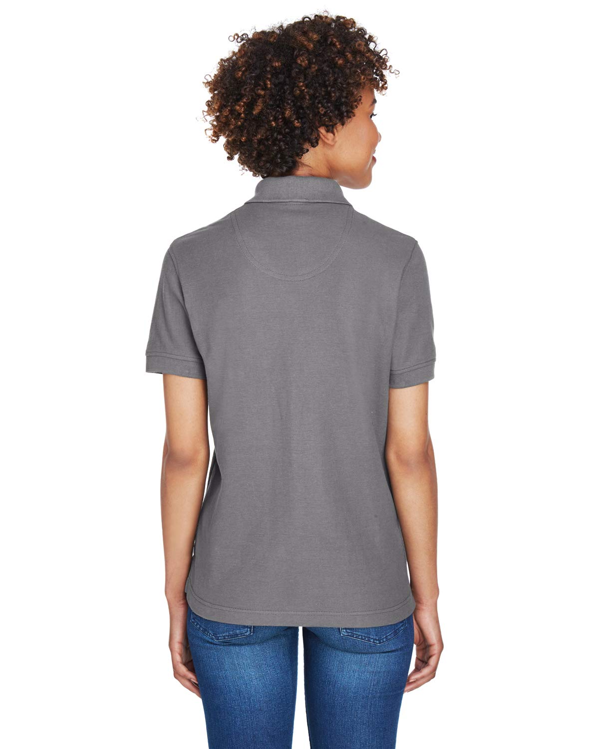 UltraClub 8541 Women's Breathable Pique Polo Shirt - Comfortable Golf & Casual Wear for Ladies