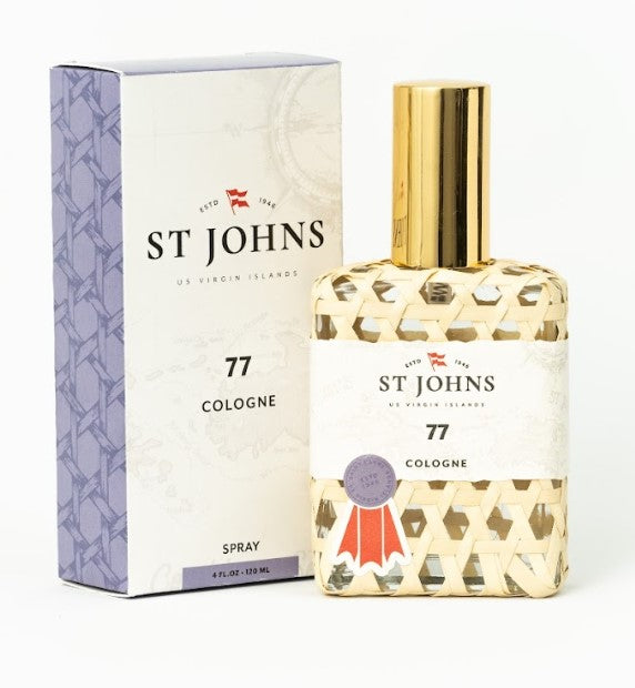 St. John's No. 77 Cologne for Men - Classic Fragrance Spray with Long Lasting Scent - Perfect for Date Night, Office & Special Occasions