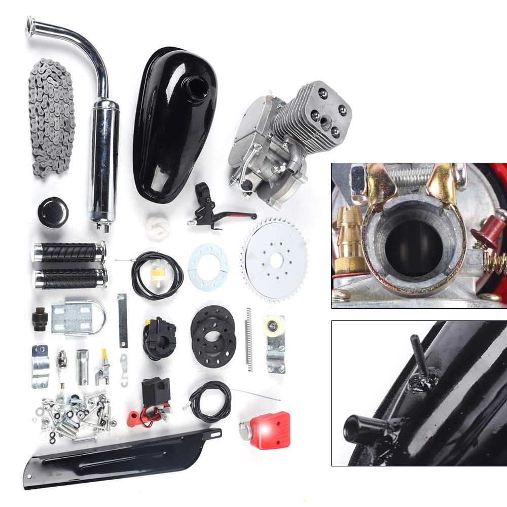 100cc 2-Stroke Gas Engine Kit for Bicycle - Complete Motor Conversion for 26-28