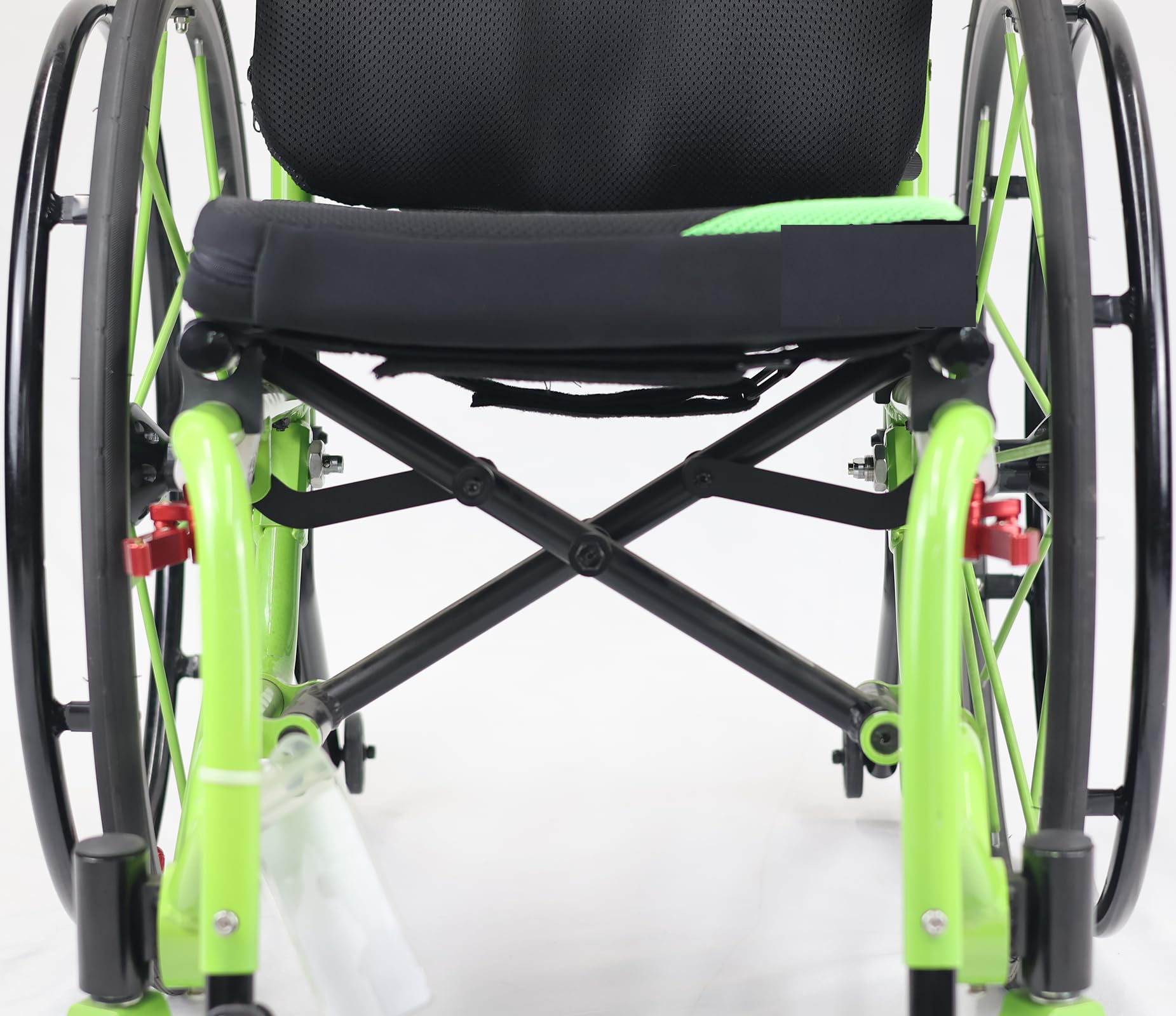 Premium Aluminum Alloy Wheelchair Brake - Heavy Duty Scissor Wheel Lock for Sports & Mobility Chairs (Red) | Ideal for Basketball, Tennis & Outdoor Wheelchair Activities