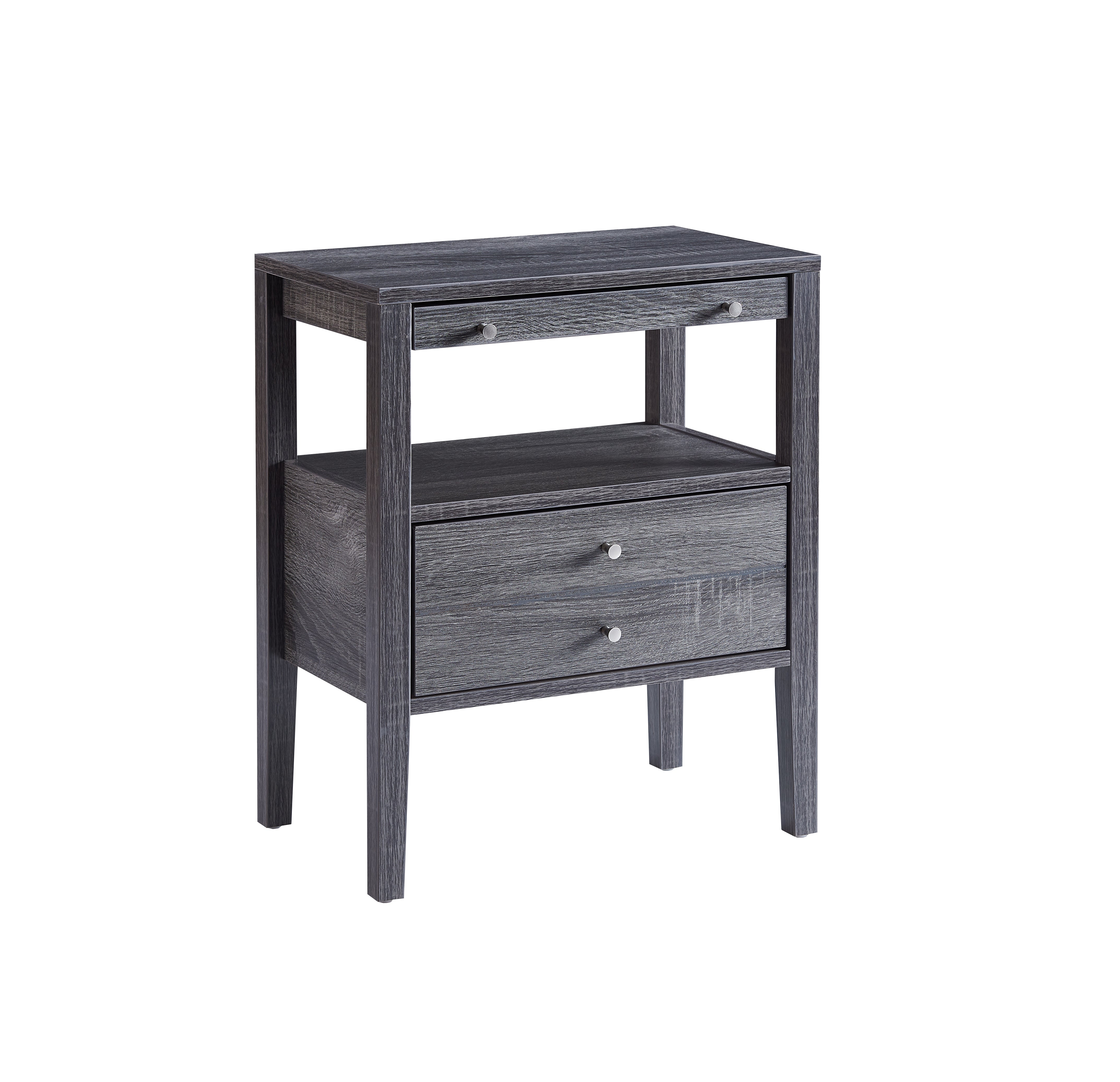 Modern Grey Accent Table - Stylish Side Table for Living Room, Bedroom, or Office - Perfect for Home Decor & Small Spaces