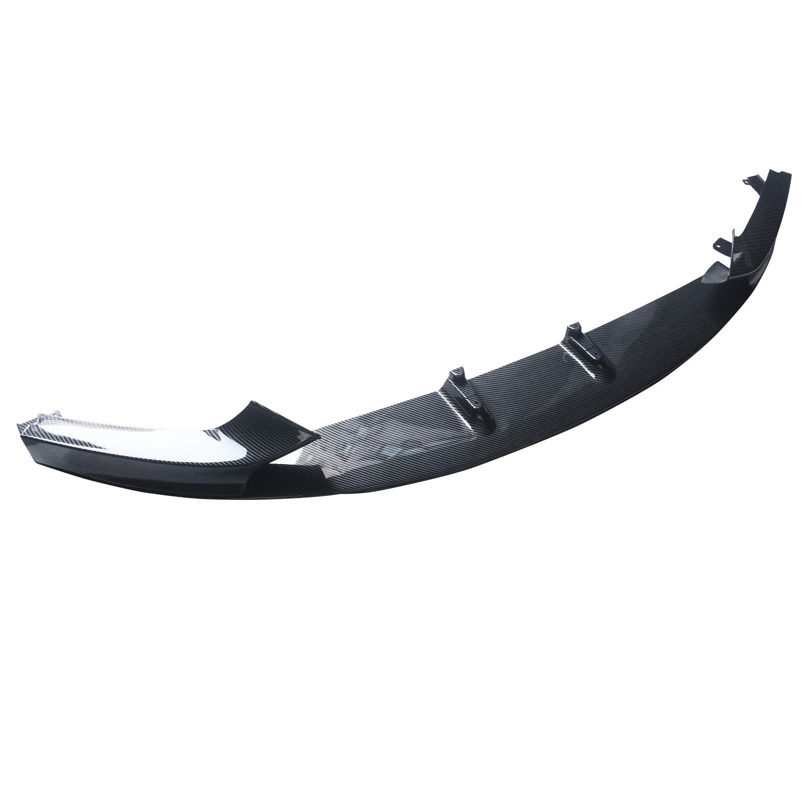 NINTE Front Lip Spoiler for 2014-2021 BMW 2 Series M Sport - Double Deck Style Carbon Fiber Coating Front Bumper Splitter - Aggressive Styling & Enhanced Aerodynamics for Street & Track Performance