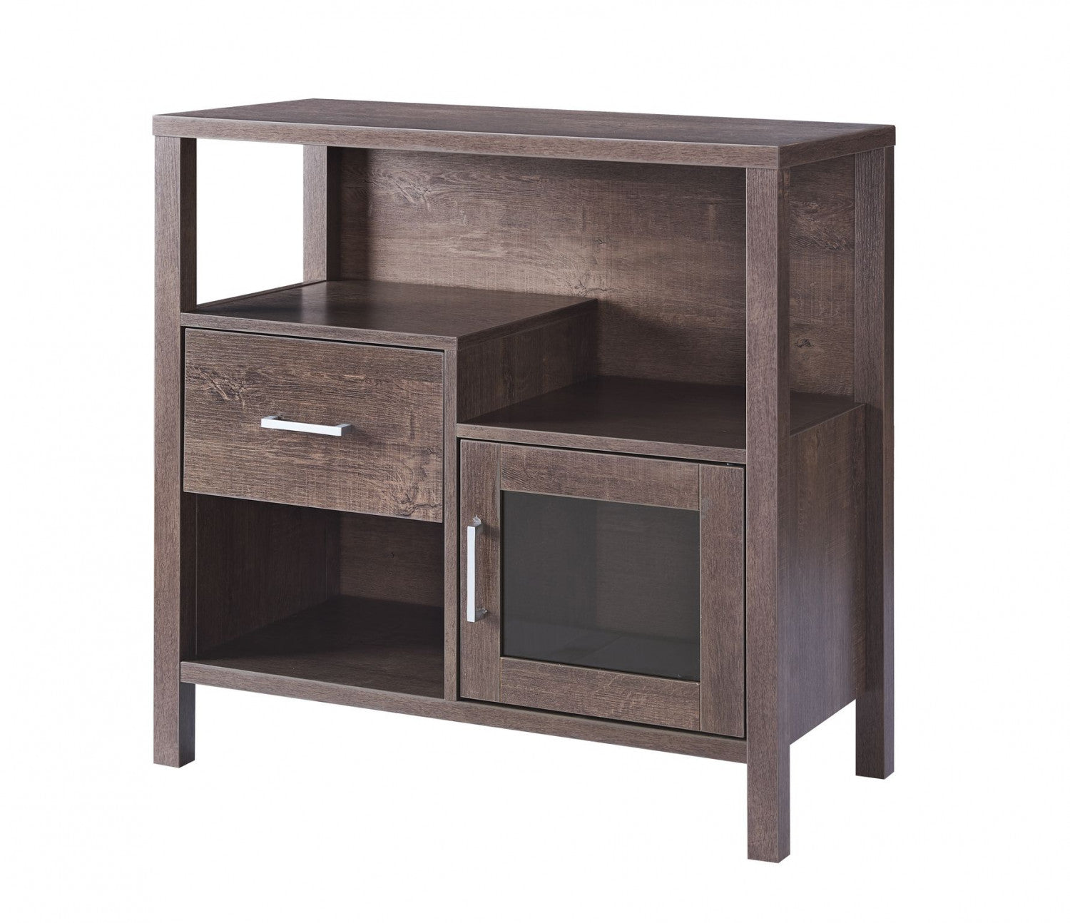 Athena Cabinet - Solid Walnut Brown Wood Storage Organizer for Living Room, Bedroom & Office | Stylish & Durable Home Furniture