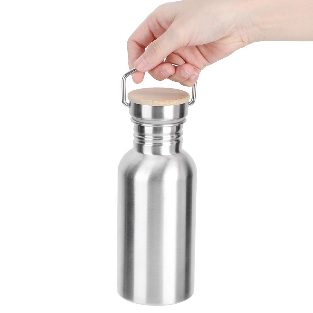 304 Stainless Steel Water Bottle - 500ml Eco-Friendly Reusable Sports Bottle for Travel, Camping, Hiking & Cycling | Leakproof & Durable for Outdoor Activities & Gym Workouts