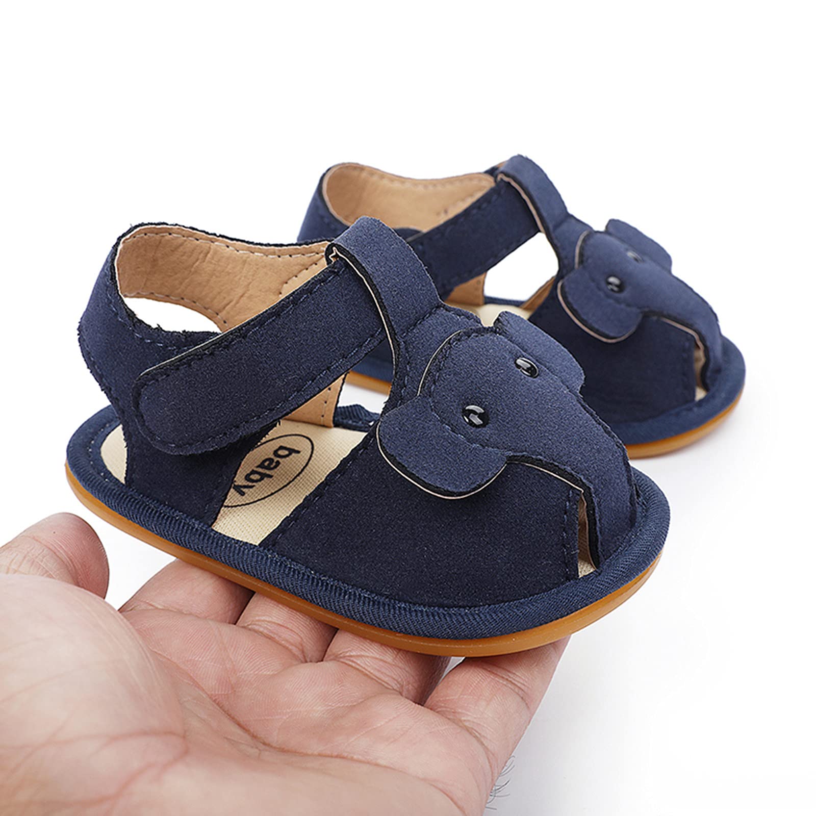 **Toddler Girls' Elephant Sandals - Soft Sole Beach Sandals for Baby Girls, Summer Prewalker Shoes for Comfortable Walking & Outdoor Play**    *(Perfect for Beach Trips, Park Walks, and Everyday Playtime!)*