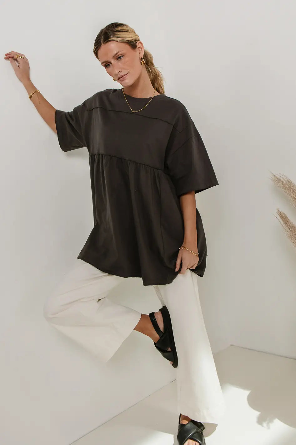 Lennox Mini Dress in Grey - Stylish & Comfortable Women's Casual Dress for Parties, Dates & Everyday Wear