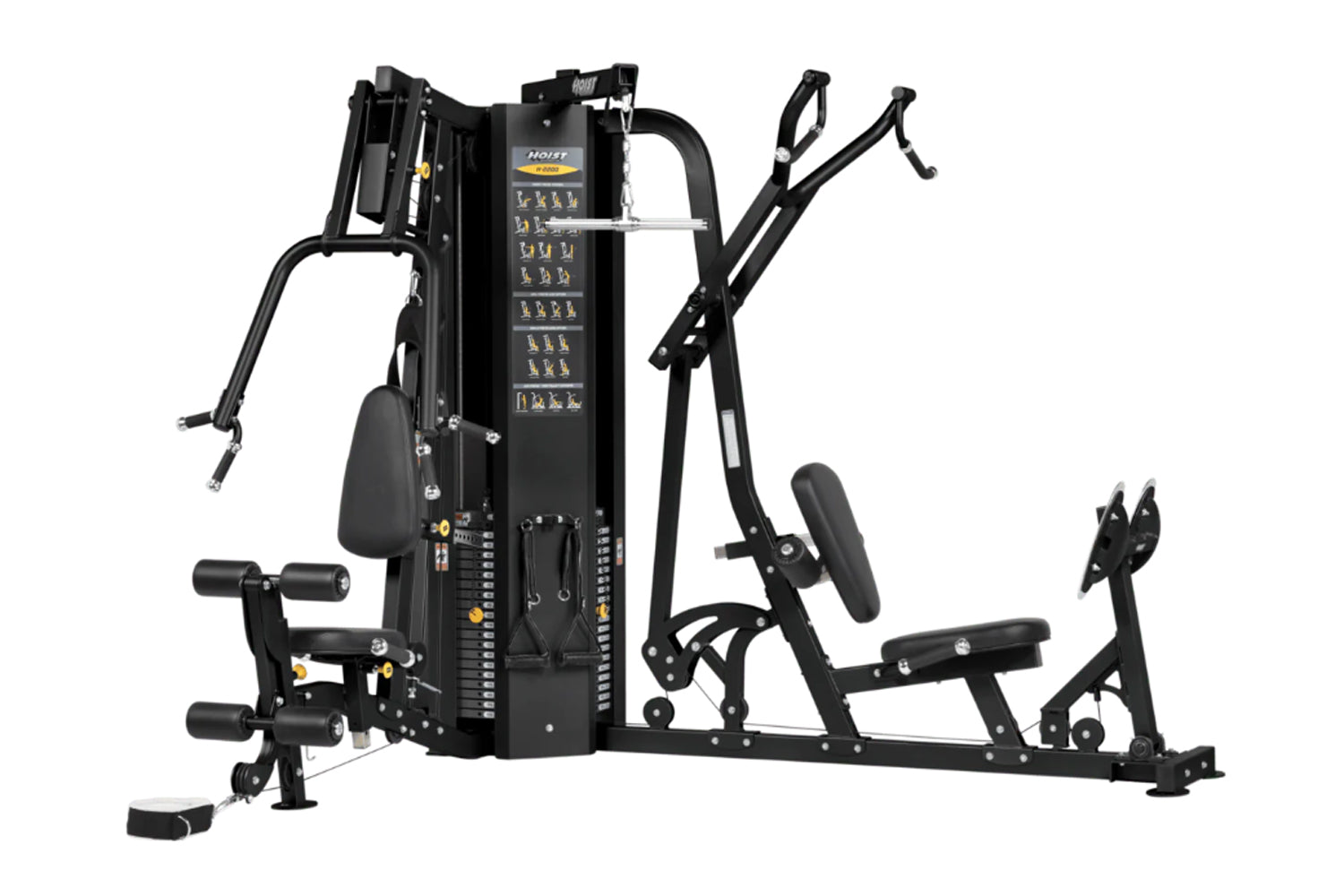 Hoist H2200 Multi-Stack Home Gym System (2 Stack) - Full Body Workout Equipment for Strength Training & Fitness at Home