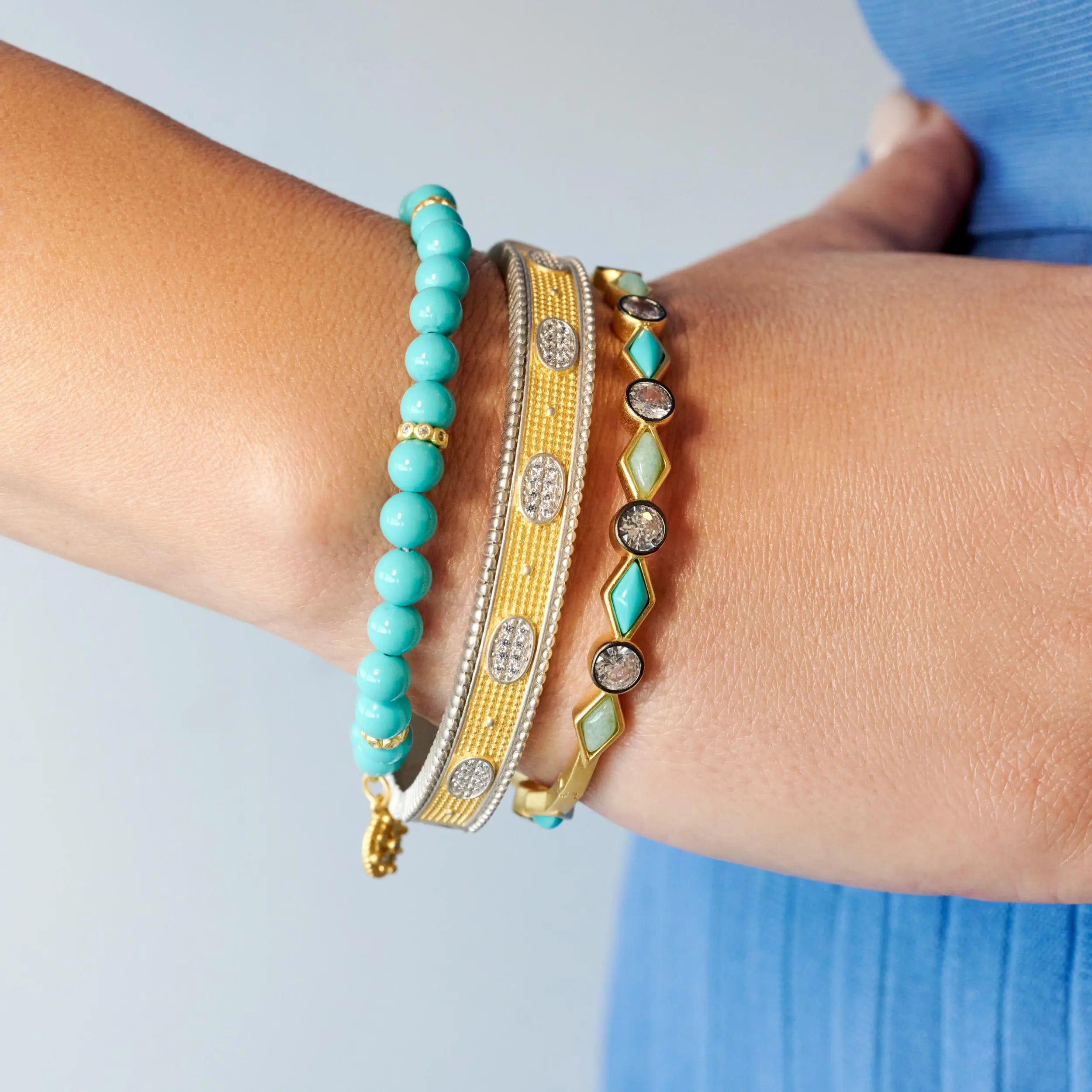 Stack This! Oval Eternity Hinged Bangle Bracelet - Elegant Stackable Jewelry for Women, Perfect for Layering with Other Bangles | Gift Idea for Her, Birthday, Anniversary, Valentine's Day