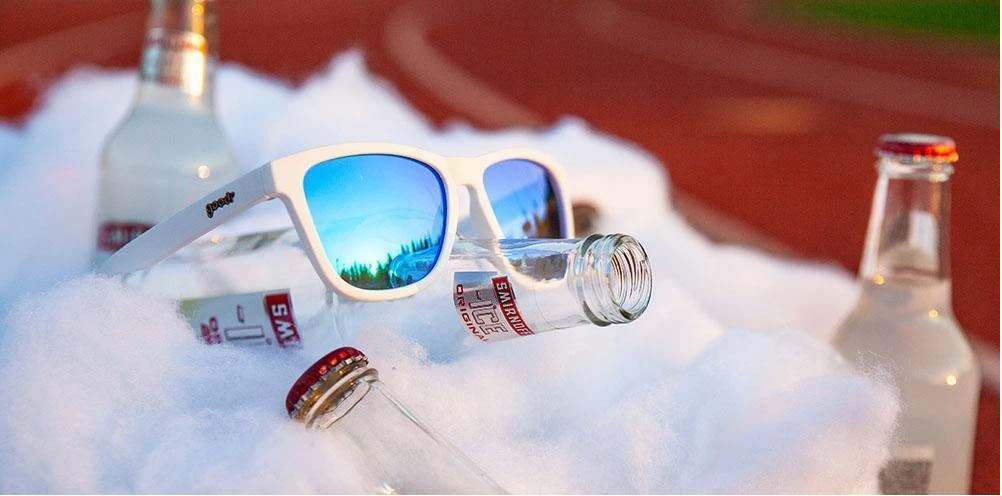 Goodr ICED BY YETIS Polarized Sunglasses - UV Protection for Running, Cycling & Outdoor Sports | Trendy Unisex Shades for Men & Women