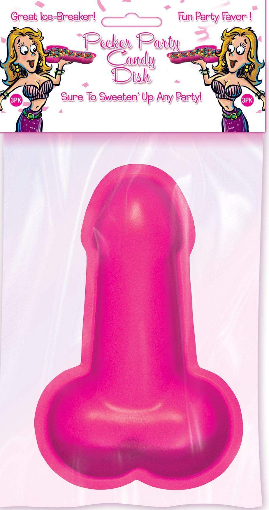 Pecker Party Candy Dish Set of 3 for Fun Events