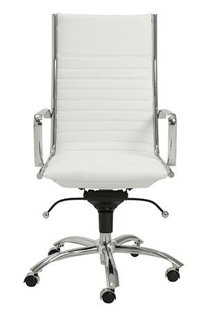 EURO Dirk High Back Ergonomic Office Chair - 7 Color Options for Home & Professional Workspaces