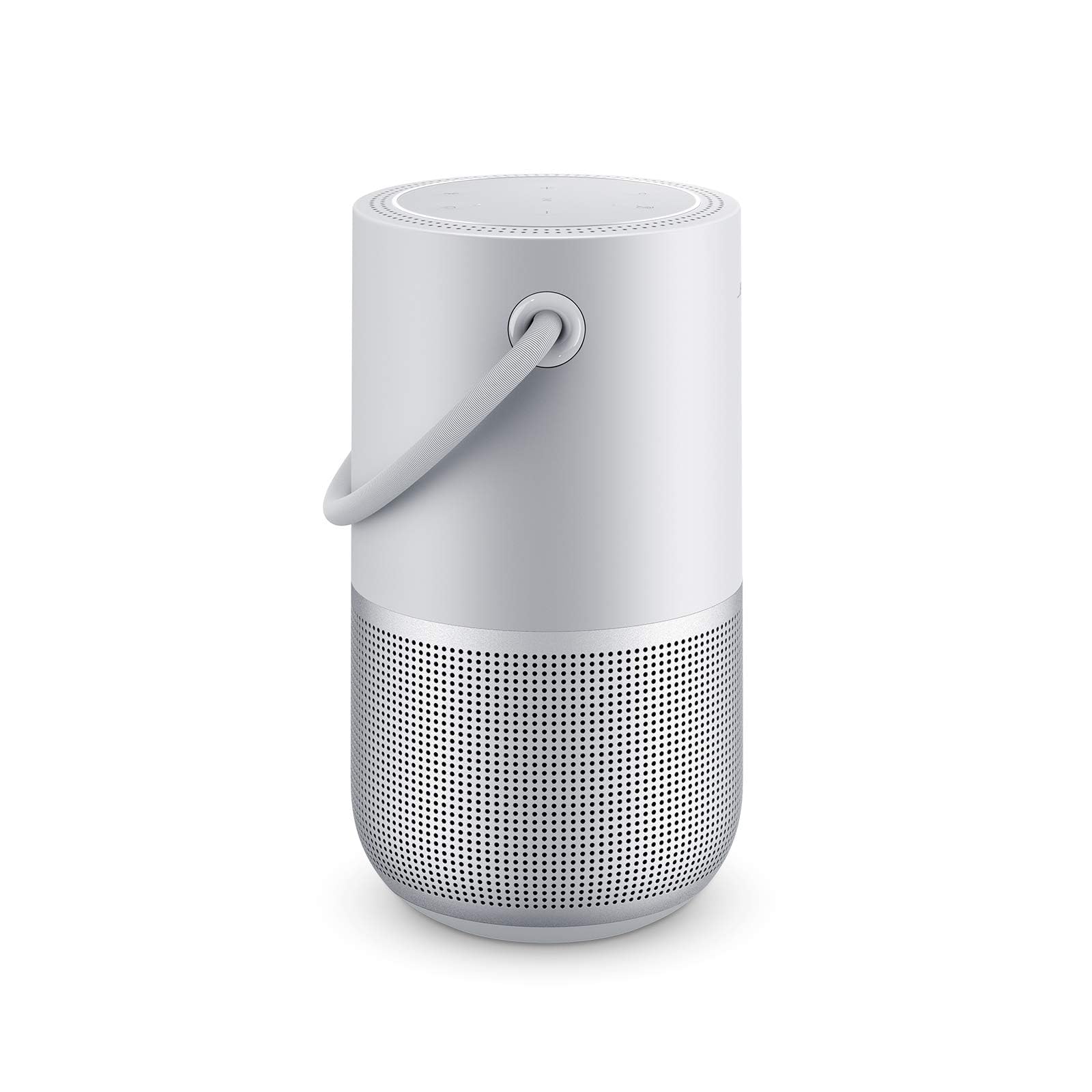 Bose Portable Smart Speaker with Alexa Voice Control - Wireless Bluetooth Speaker for Home, Outdoor & Travel - Includes Charging Cradle (Silver) | Perfect for Parties, Beach Days & Smart Home Use