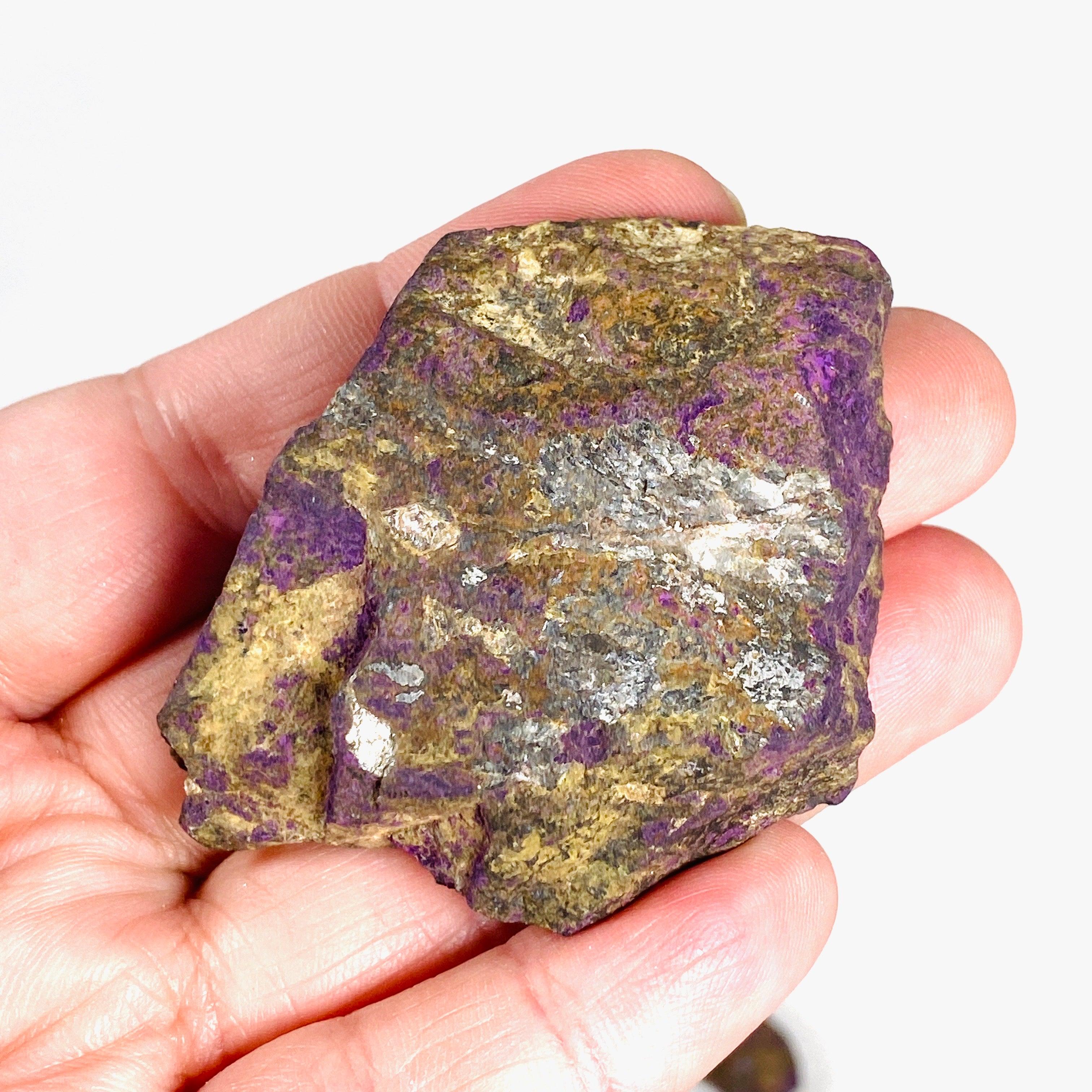 Purpurite Raw Crystal Stone - Natural Healing Crystal for Meditation, Energy Work & Spiritual Growth - Perfect for Home Decor, Jewelry Making & Crystal Collections