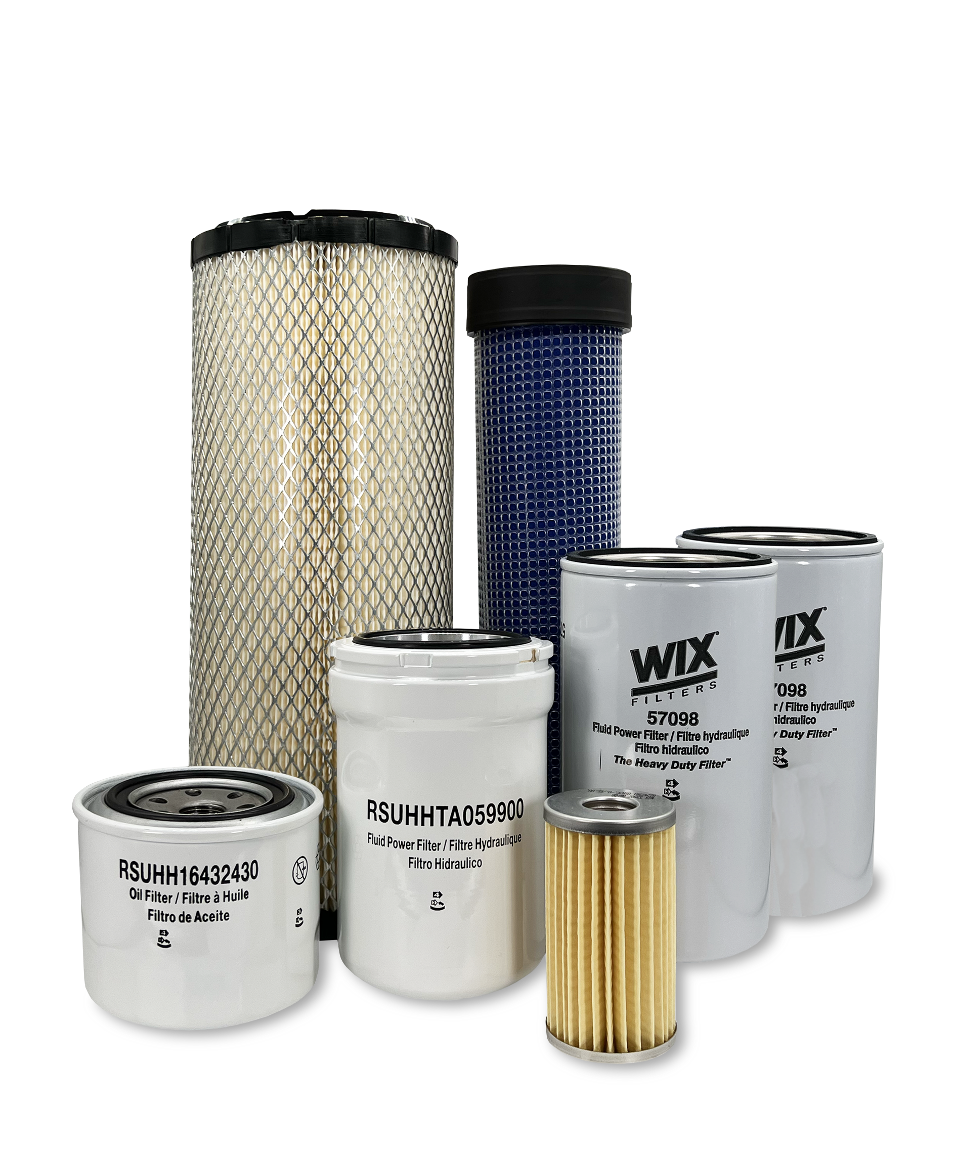 HERO® Maintenance Filter Kit for Kubota M59 Tractor - Air, Oil & Fuel Filters Replacement Set - Perfect for Farm Equipment & Tractor Maintenance