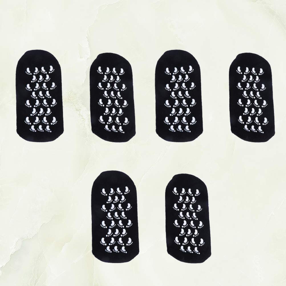 Minkissy 3 Pairs Moisturizing Gel Socks for Dry Cracked Feet - Spa Treatment & Foot Care Socks with Hydrating Gel - Perfect for Nighttime Foot Therapy, Pedicures & Relaxation at Home