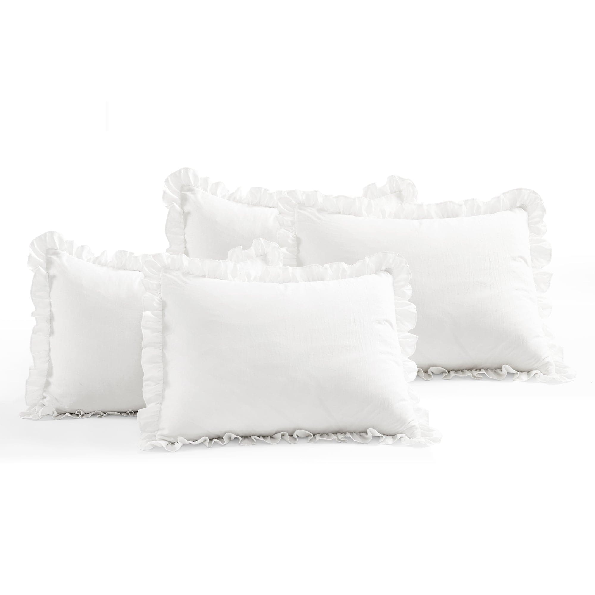 5-Piece Ruffle Skirt Daybed Cover Set - Elegant Bedding Ensemble for Twin, Full & Queen Beds | Perfect for Guest Rooms, Dorm Decor & Cozy Bedroom Makeovers