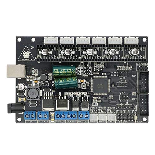 XIAOMINDIAN 3D Printer Motherboard - TriGorilla Main Board Compatible with Mega2560 & RAMPS1.4, 4-Layer PCB Controller Board for RepRap Printer Parts | Perfect for DIY 3D Printing Projects, Home & Professional Use