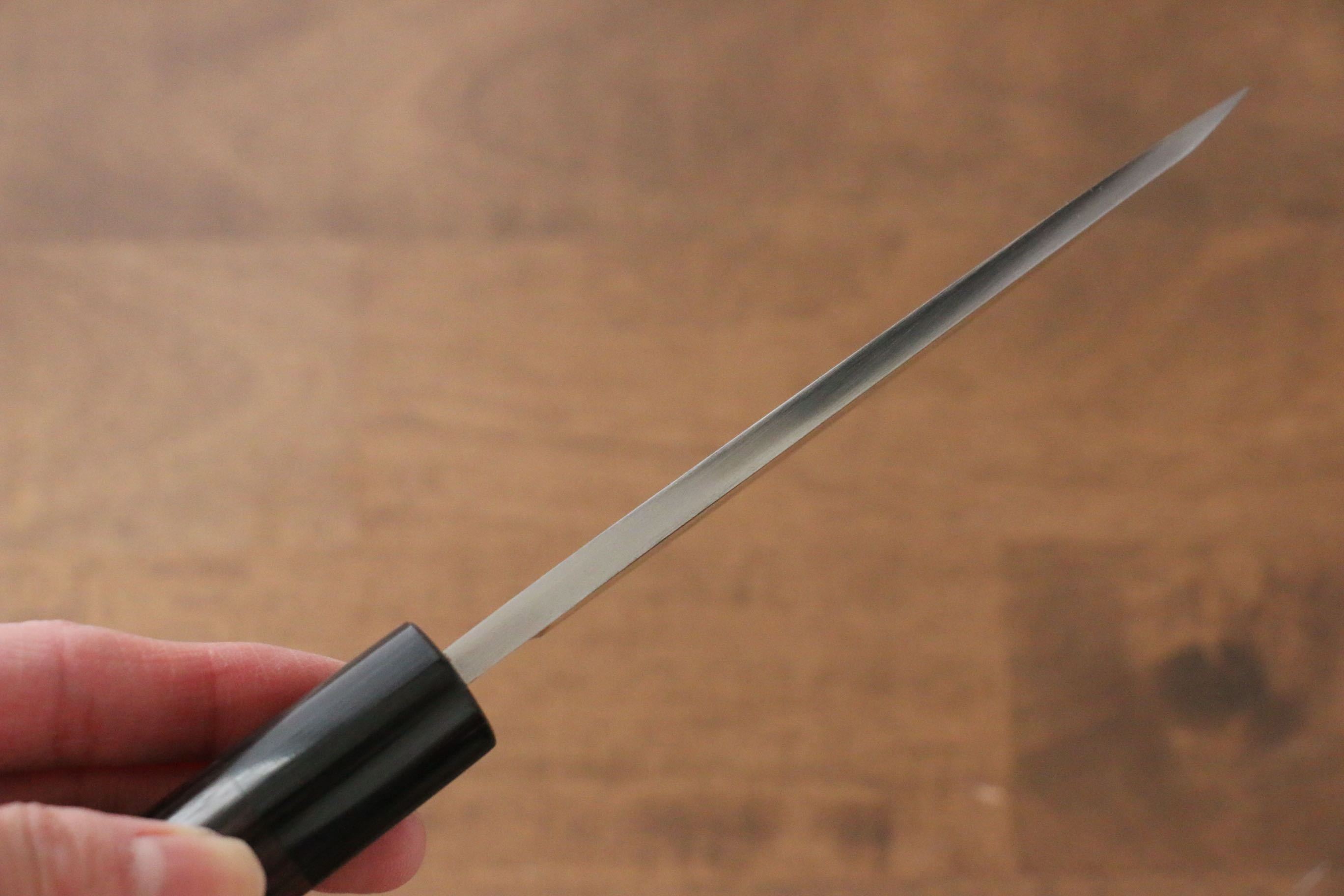Premium Jikko Silver Steel No.3 Deba Knife 120mm - Japanese Professional Chef Knife with Shitan Handle for Sushi, Fish Filleting & Precision Cutting