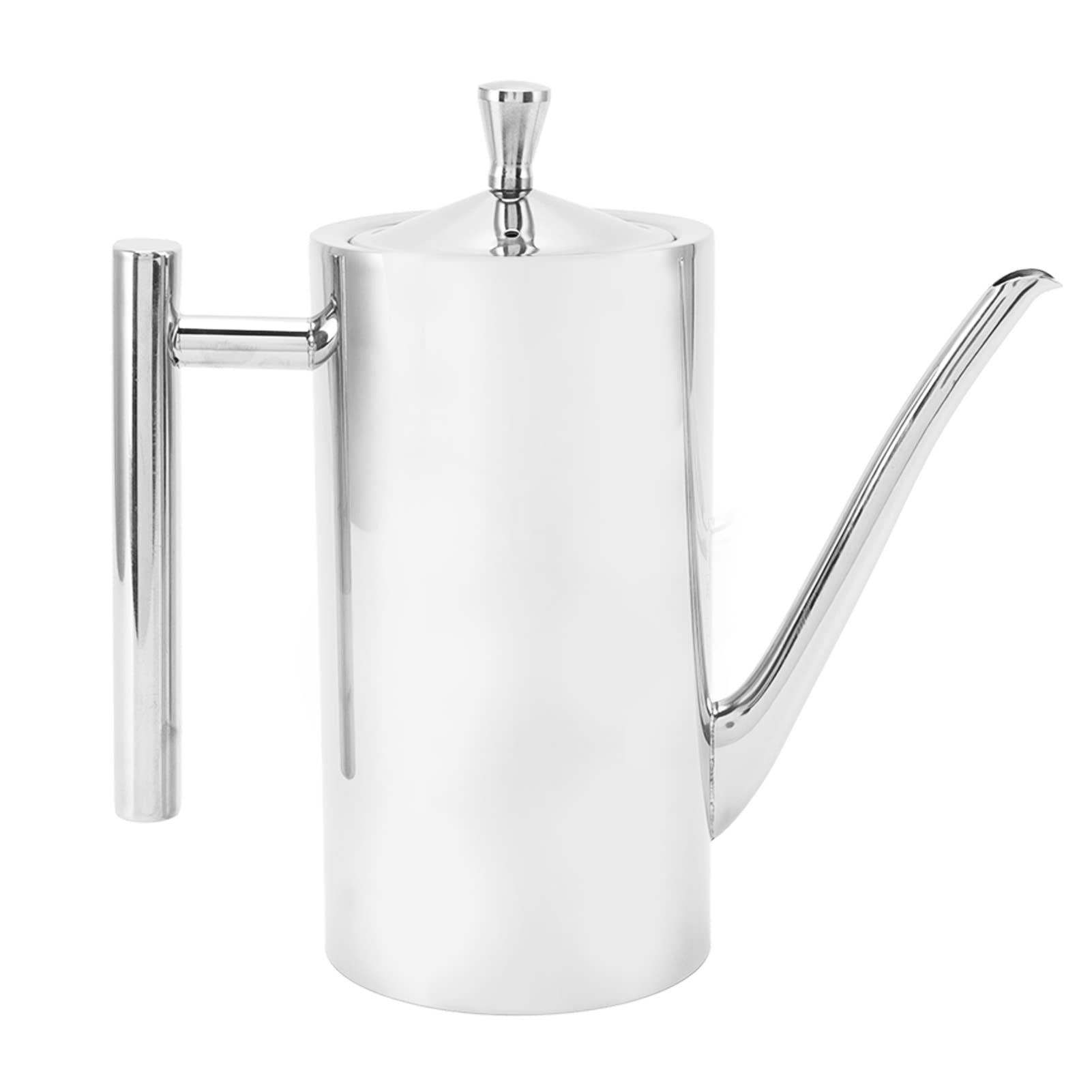 Premium Stainless Steel Oil Dispenser with Lid - Large Spout Bottle for Olive Oil, Vinegar, Sesame Oil & Condiments | Perfect for Kitchen, Restaurant & Salad Dressing