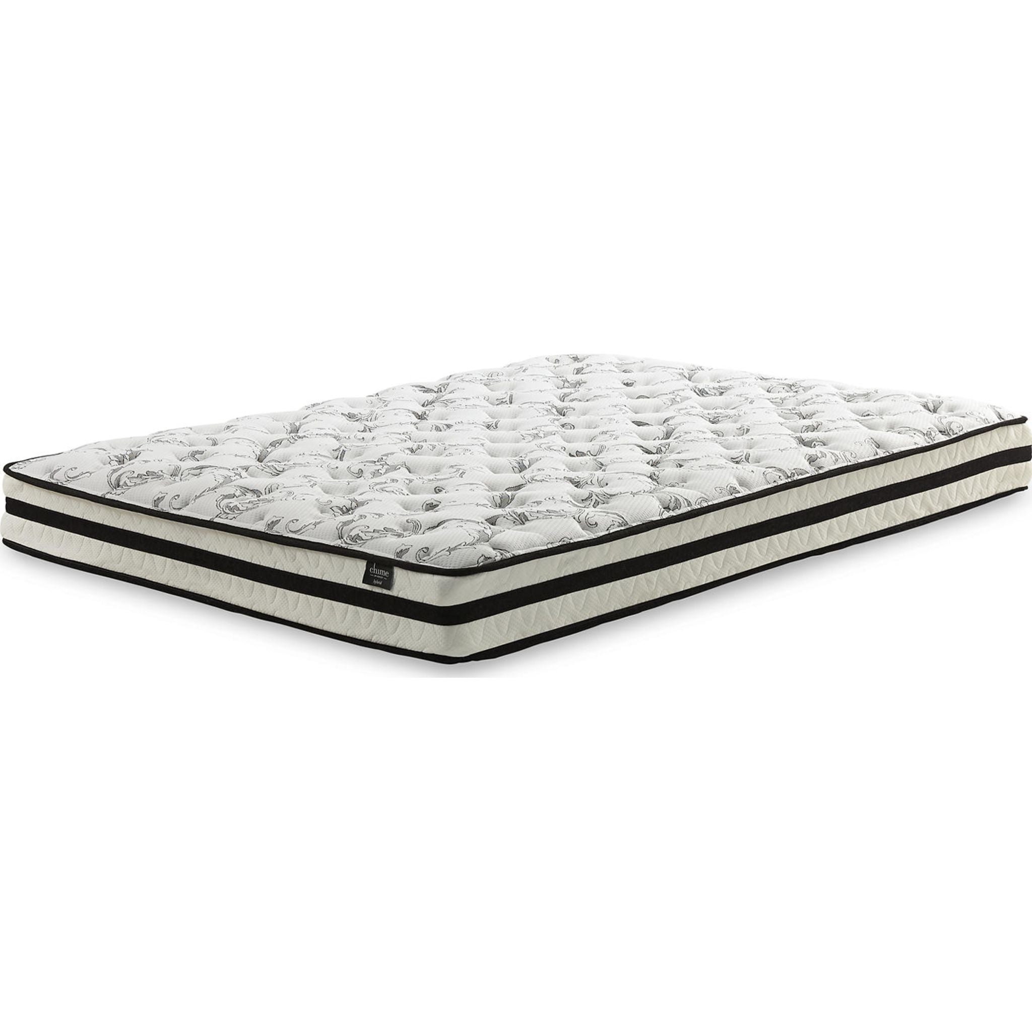 Ashley 8 Inch Full Size Chime Innerspring Mattress - Medium Firm Support for Back Sleepers & Guest Rooms, Perfect for Dorms, Apartments and Small Bedrooms
