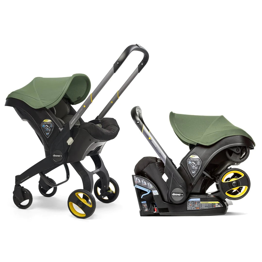 Doona Infant Car Seat & Stroller with Base - 3-in-1 Travel System for Newborns to 35 lbs - Lightweight & Compact for Airplane & Car Travel - Perfect for Parents on the Go