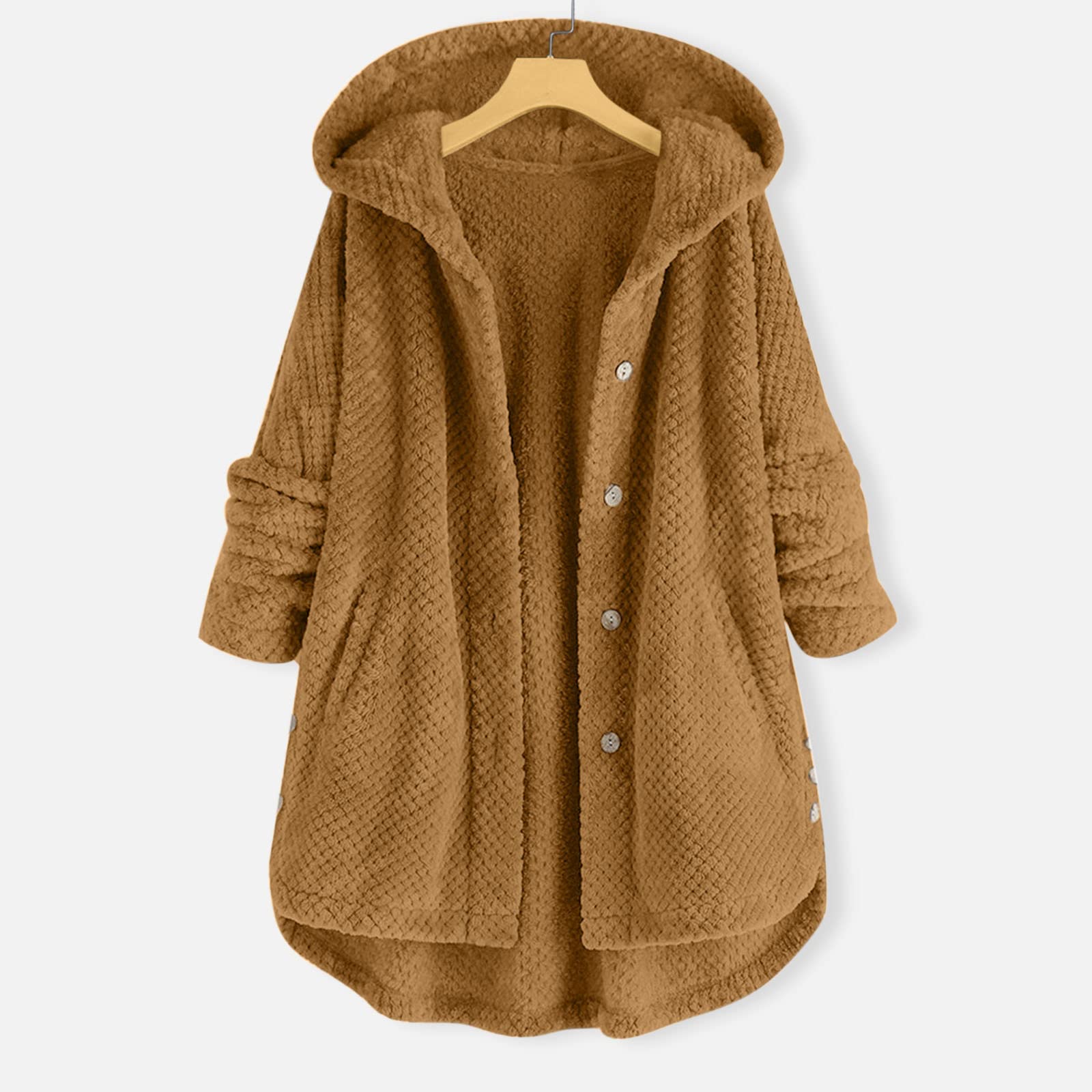 Women's Long Sleeve Plush Leather Jacket with Hood - Solid Color Casual Coat for Winter Fashion | Perfect for Outdoor Activities, Daily Wear & Street Style
