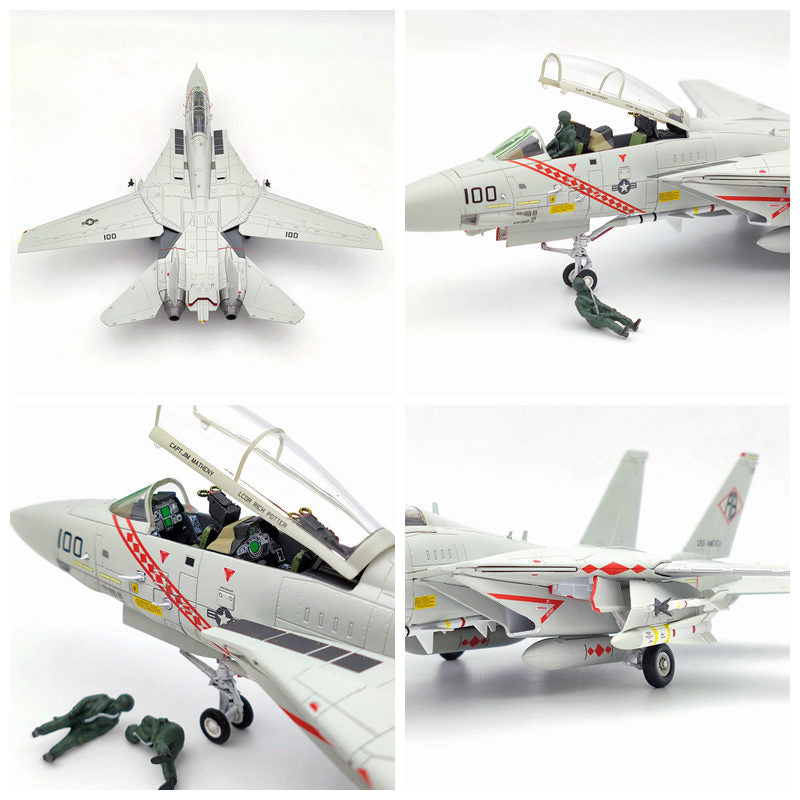 1/72 Scale CW F-14A Tomcat VF-102 Diamondbacks BUNO 159466 USS America Diecast Aircraft Model - Perfect Gift for Collectors & Aviation Enthusiasts | Display, Home Decor, Military Memorabilia