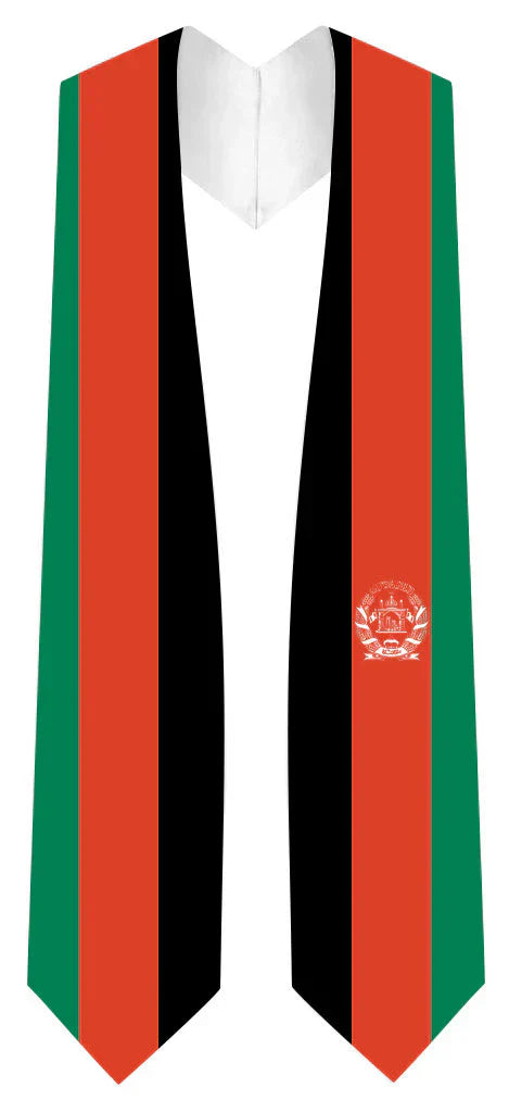 International Flag Graduation Stole - Multicolor Sash for Graduation Ceremony - Perfect for High School & College Commencement
