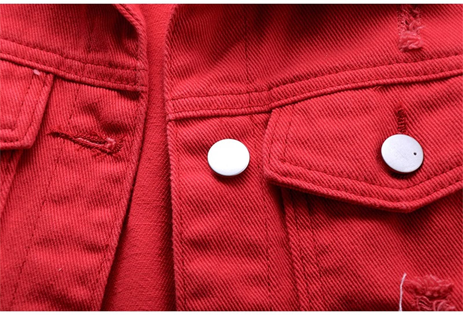 Women's Denim Vest Jacket - Sleeveless Washed Ripped Crop Jacket in Candy Colors | Casual Outfits, Streetwear, Spring & Summer Fashion