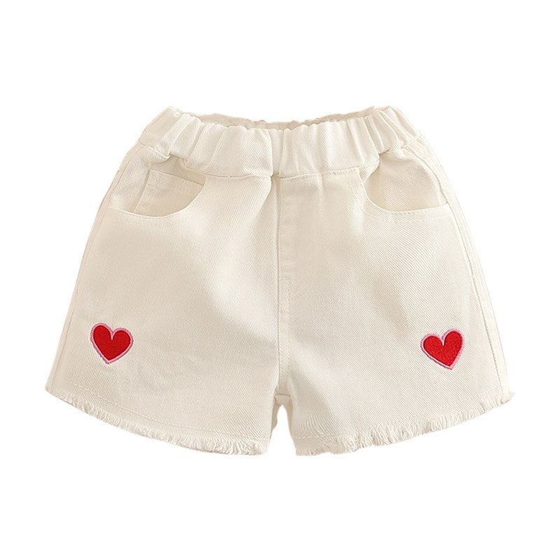 Summer Sun Kissed Embroidered Denim Shorts for Women - High Waisted Distressed Denim Shorts with Floral Embroidery | Perfect for Beach, Vacation & Casual Outfits