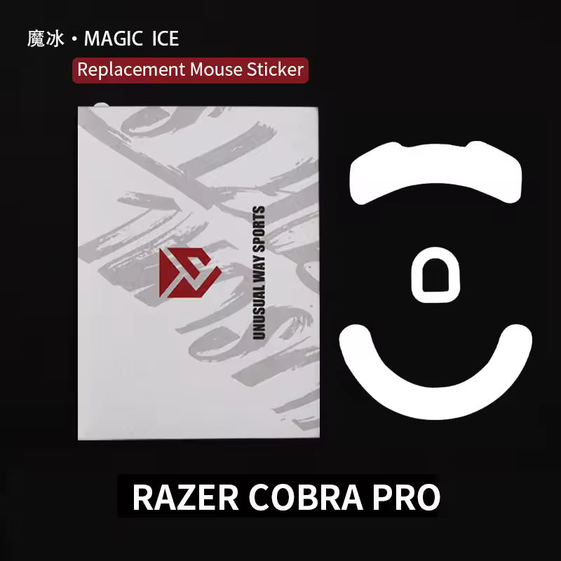 Unusual Way Sports Magic Ice Mouse Skates - Razer Cobra Pro Wireless Gaming Mouse for Ice Skating & Esports | Perfect for Gaming Tournaments & Winter Sports Training
