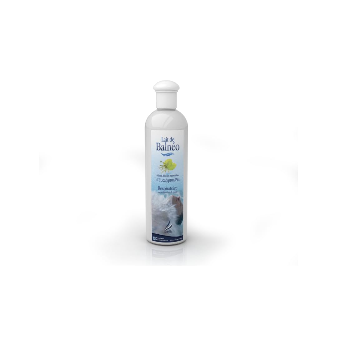 Whirlpool Bath Milk with Eucalyptus & Pine Essential Oils - 250ml Aromatherapy Emulsion for Hydrotherapy, Bubble Baths & Foot Spas - Respiratory Relief with Refreshing Scents - Perfect for Relaxation, Stress Relief & Spa Nights at Home