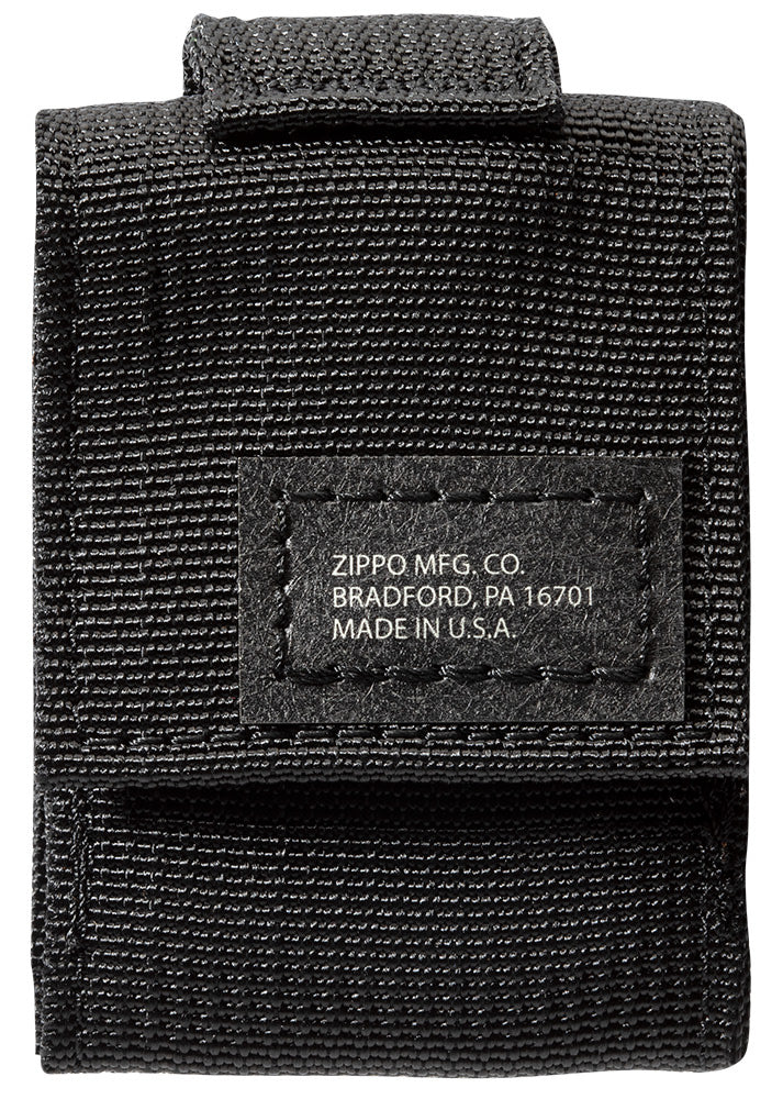 Tactical Pouch & Black Crackle Windproof Lighter Set - Durable Outdoor Gear for Camping, Hiking & Survival Essentials