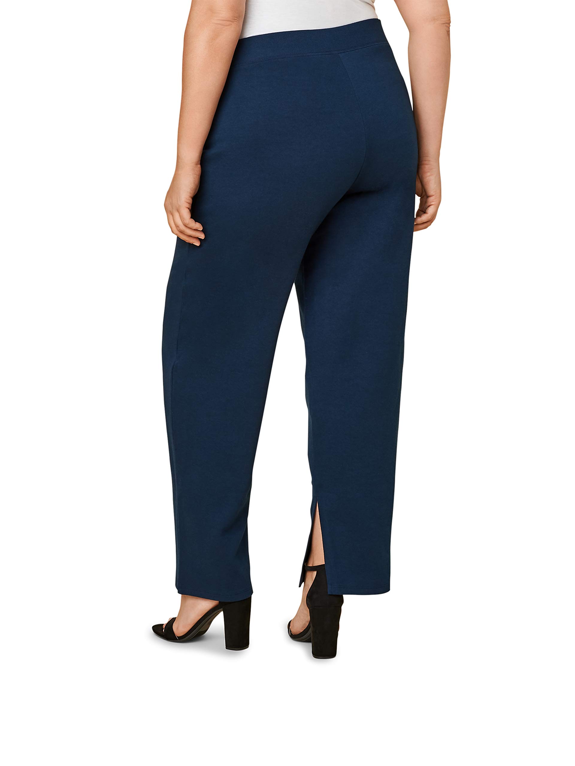 Fruit of the Loom Women's Plus Size Stretch Comfort Dress Pants for Work & Office - Professional Business Casual Trousers for Women