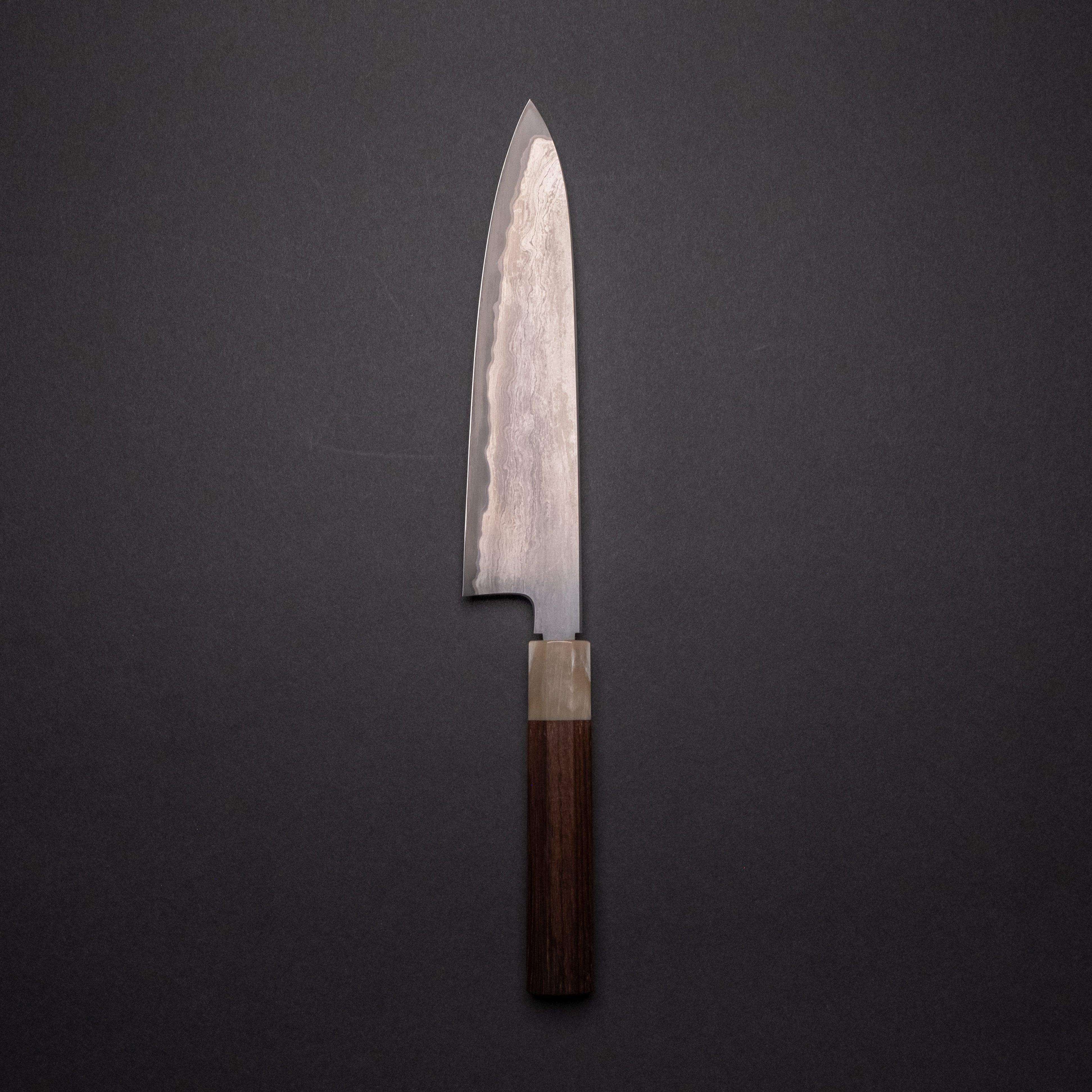 Premium Tetsujin Blue #2 Steel Gyuto Chef Knife 210mm with Taihei Rosewood Handle - Perfect for Sushi, Meat Slicing & Professional Kitchen Use