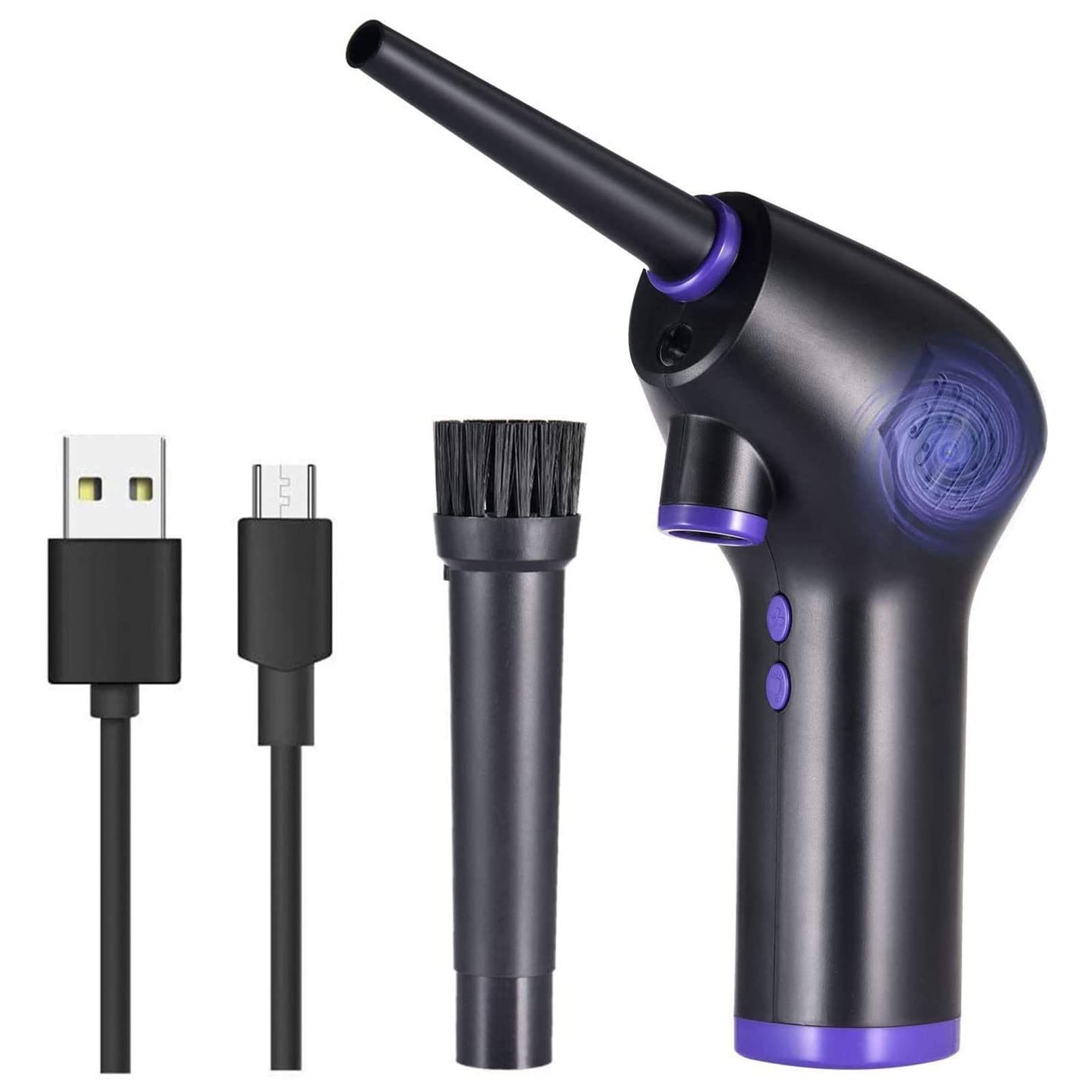 Odekai Cordless Air Duster - 35000 RPM Powerful Rechargeable Air Blower for Cleaning Laptop, Keyboard, Electronics, Piano & Car Interior | Perfect for Home, Office & Workshop Use