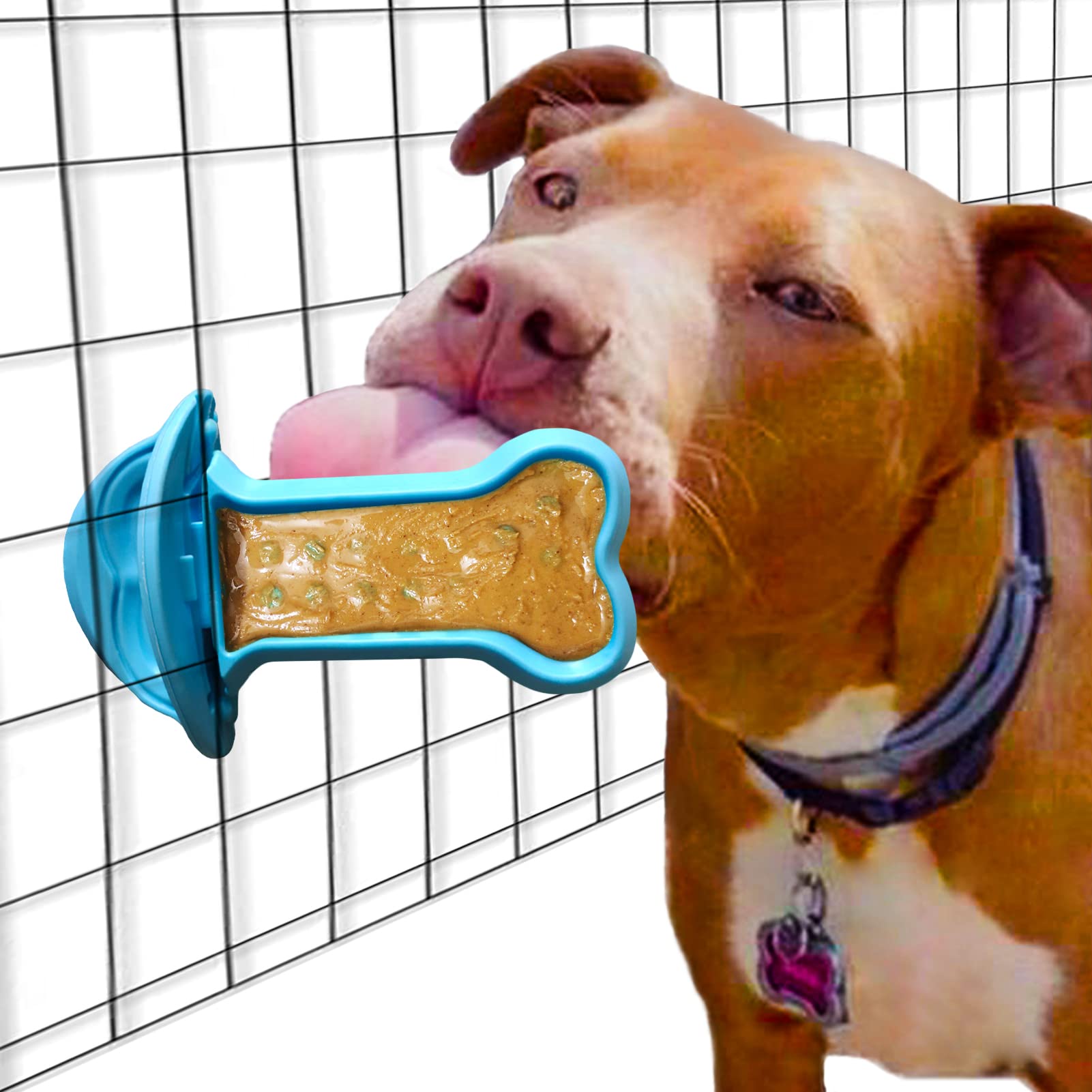 Dog Crate Training Toy - Anxiety Relief & Behavior Aid with Treat Dispenser | Peanut Butter Puzzle Feeder for Puppy Kennel Therapy | Perfect for Crate Training, Separation Anxiety & Slow Feeding