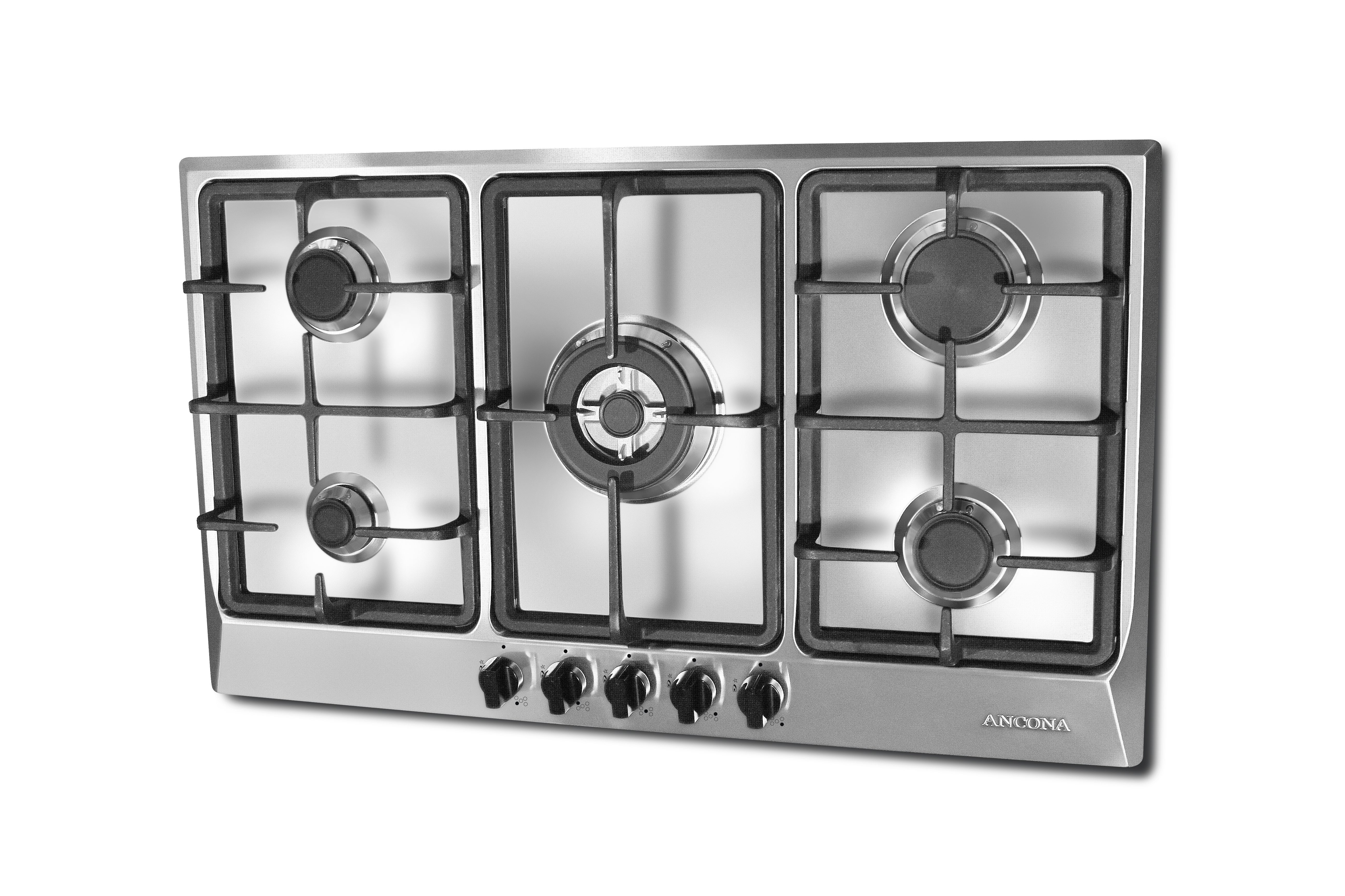 34 Inch 5-Burner Professional Gas Cooktop - High Performance Stainless Steel Stove for Home Kitchen | Perfect for Large Family Cooking, Holiday Meals & Entertaining Guests