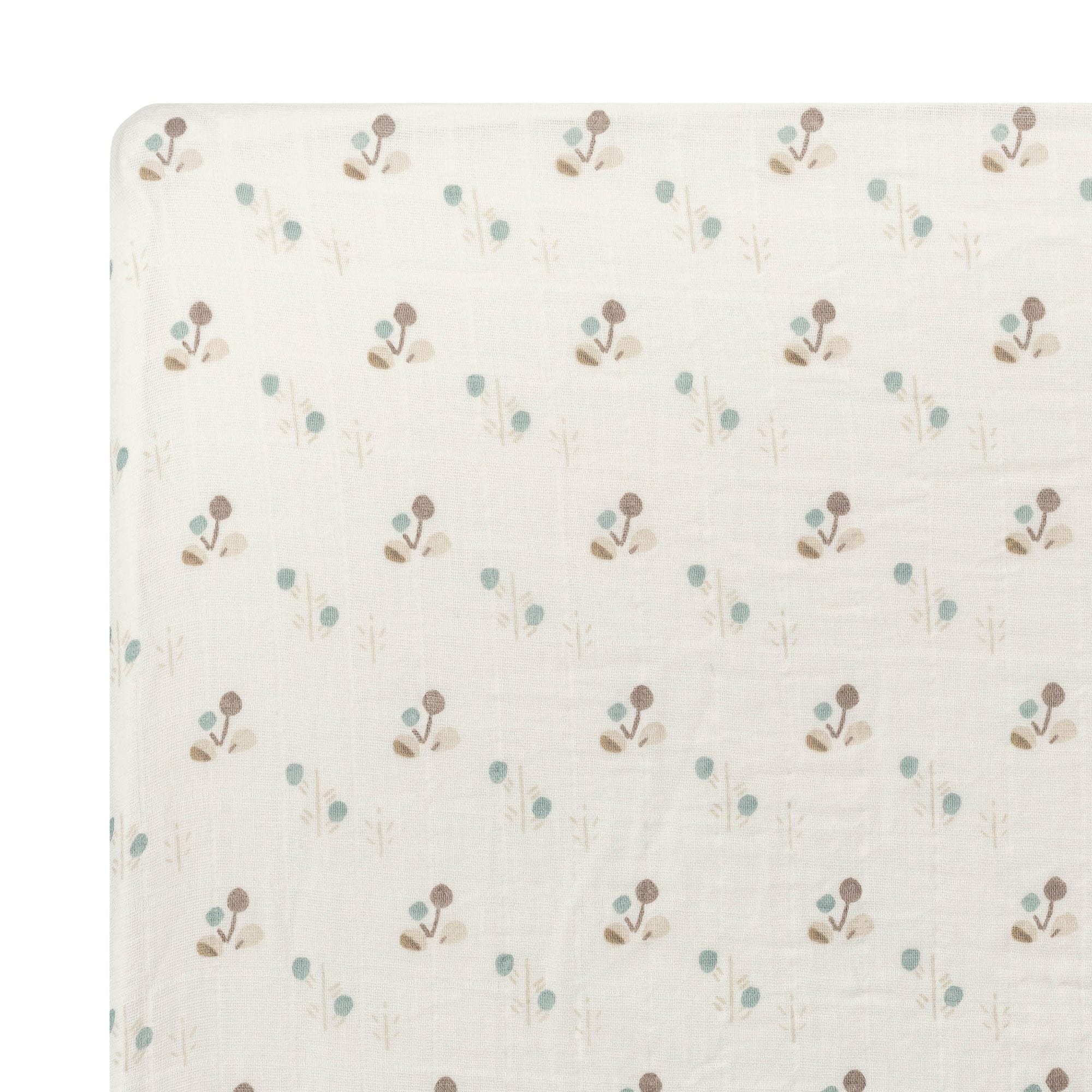 Organic Cotton Fitted Crib Sheet for Baby Cribs - Soft, Breathable & Hypoallergenic Nursery Bedding - Perfect for Newborns, Infants & Toddlers (Home, Daycare & Travel Use)